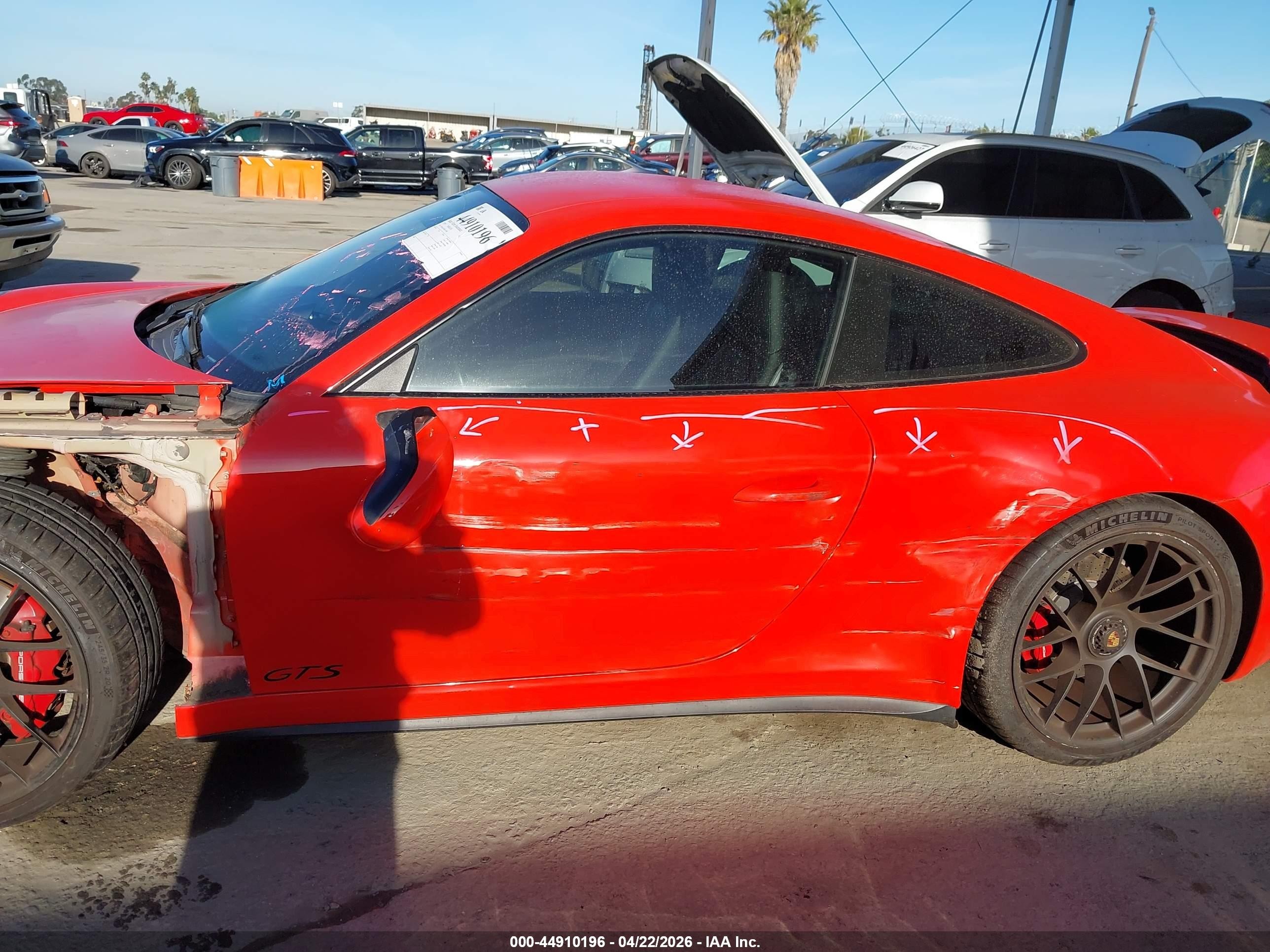 2019 Porsche 911 Carrera Gts Orange vin: WP0AB2A94KS114498