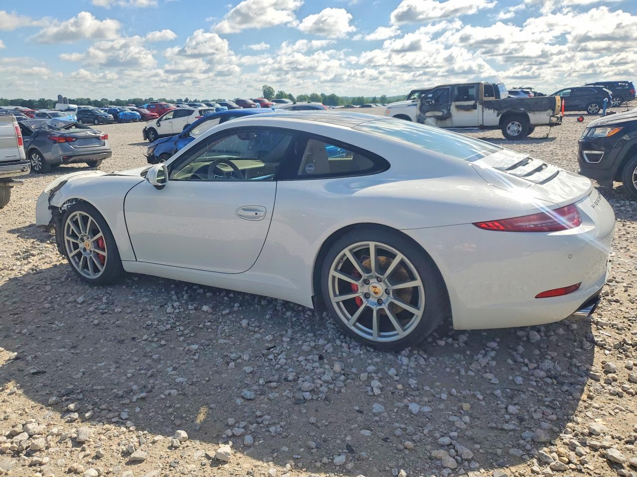2013 Porsche 911 Carrera S White vin: WP0AB2A95DS122189
