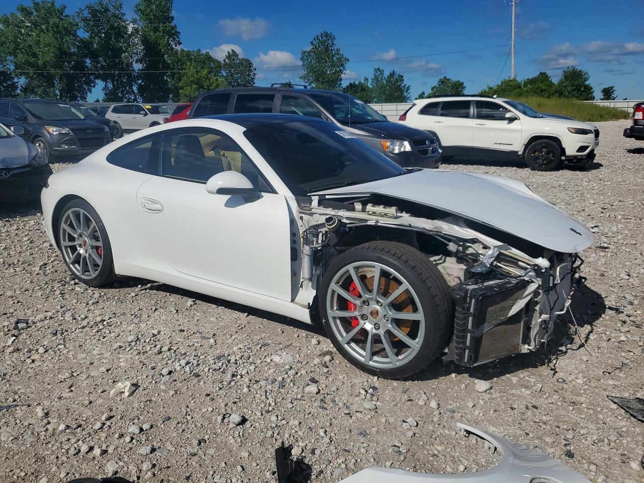 2013 Porsche 911 Carrera S White vin: WP0AB2A95DS122189