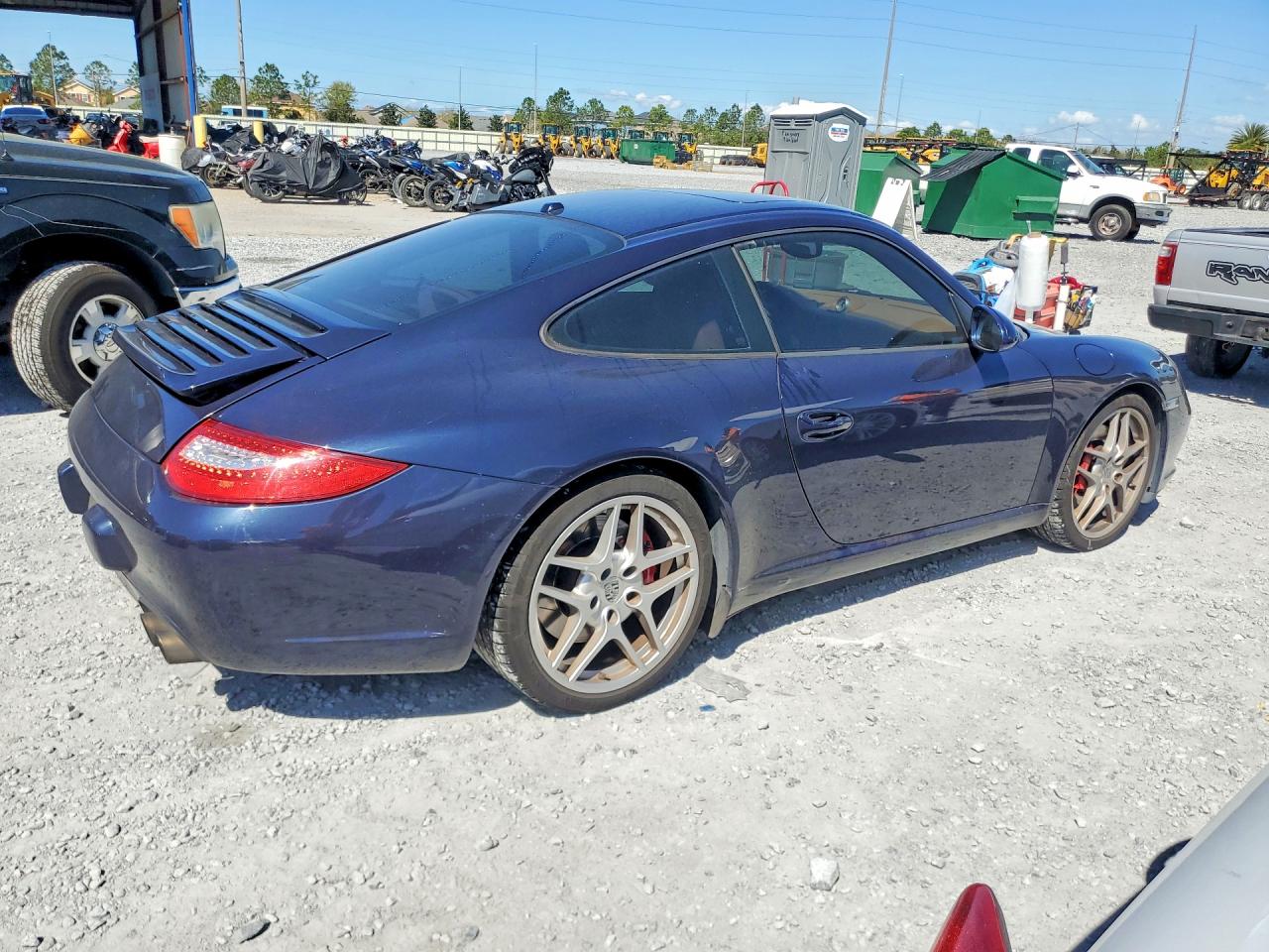 2011 Porsche 911 Carrera S Синий vin: WP0AB2A96BS720885