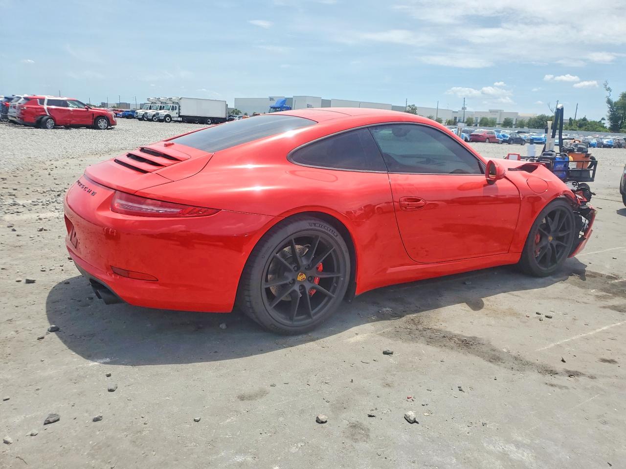2012 Porsche 911 Carrera S Red vin: WP0AB2A96CS121941