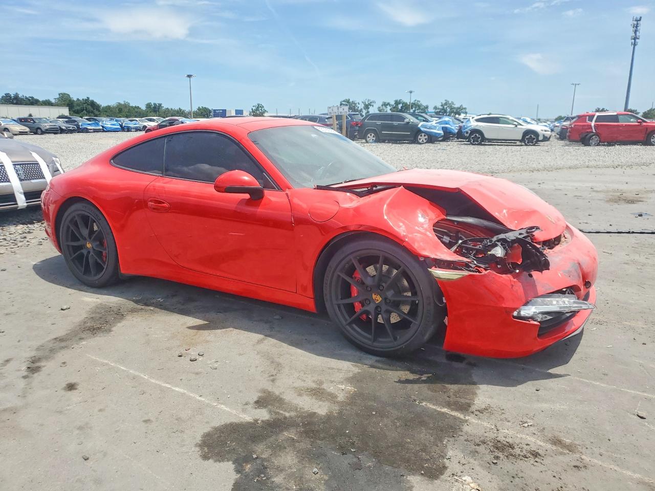 2012 Porsche 911 Carrera S Red vin: WP0AB2A96CS121941