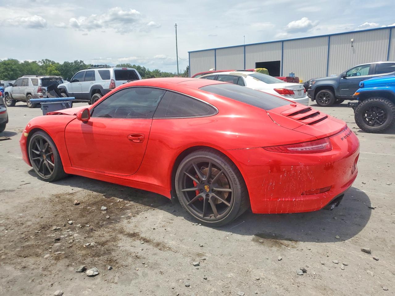 2012 Porsche 911 Carrera S Red vin: WP0AB2A96CS121941