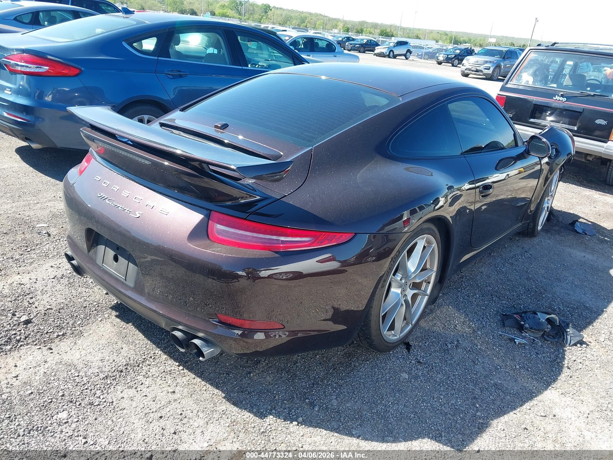 2013 Porsche 911 Carrera S Brown vin: WP0AB2A99DS120249