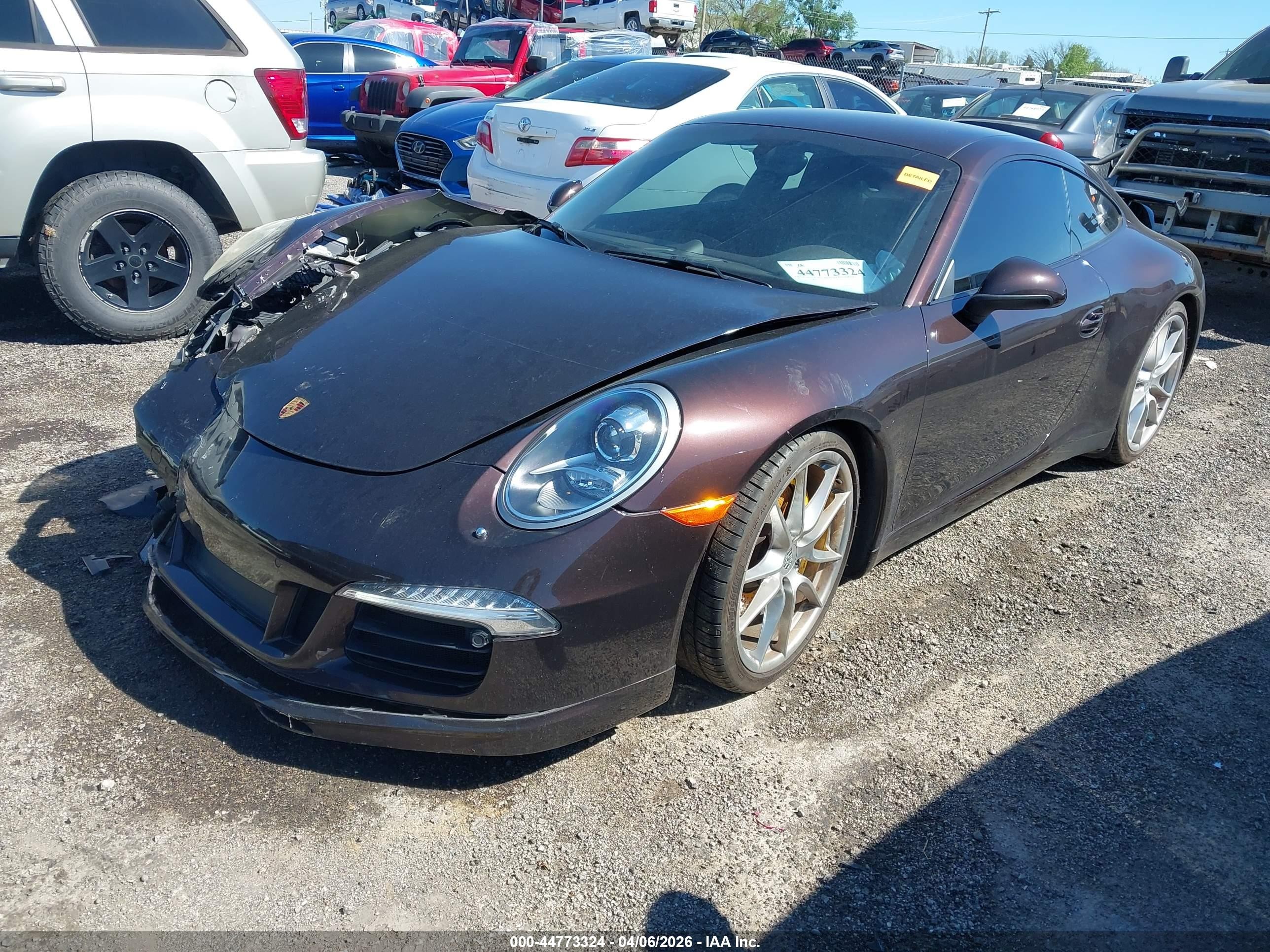 2013 Porsche 911 Carrera S Brown vin: WP0AB2A99DS120249