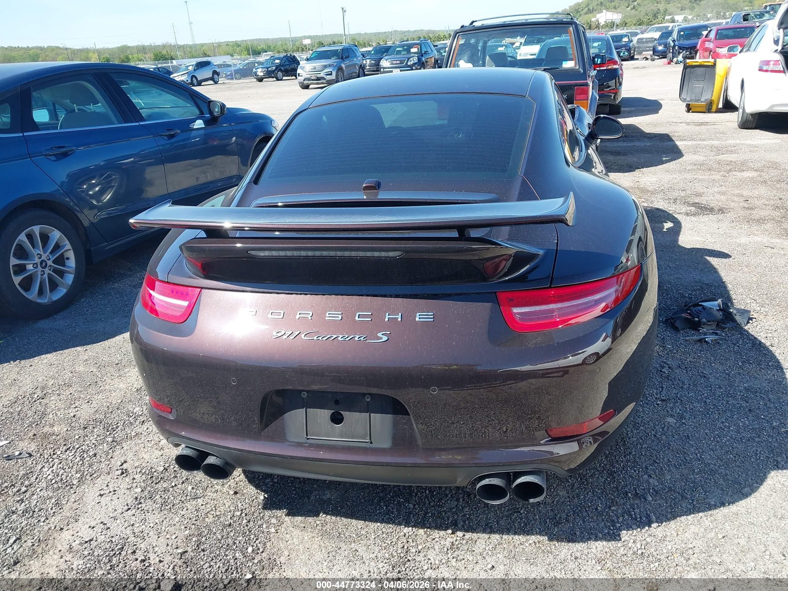 2013 Porsche 911 Carrera S Brown vin: WP0AB2A99DS120249
