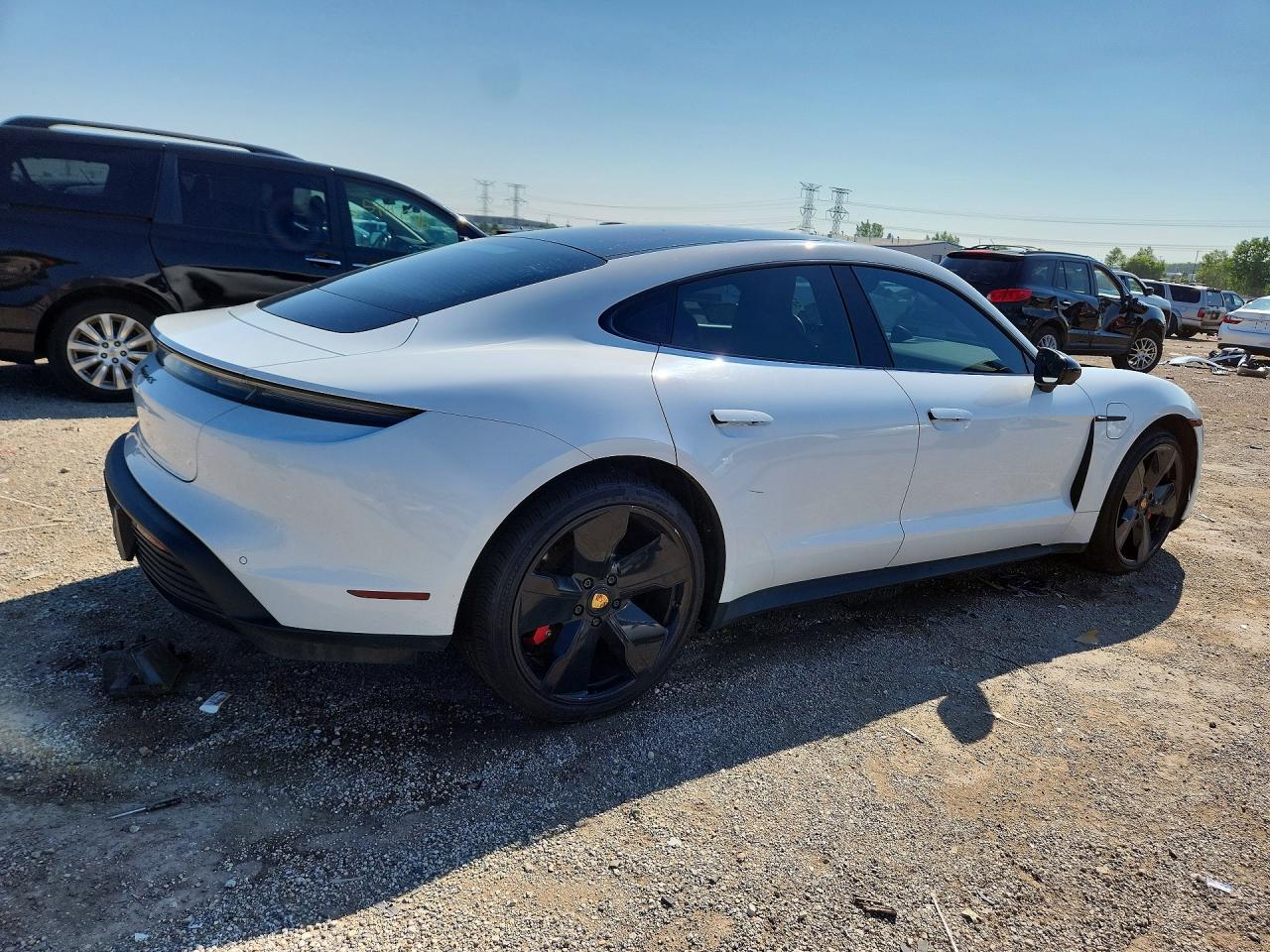 2021 Porsche Taycan 4s White vin: WP0AB2Y12MSA41427