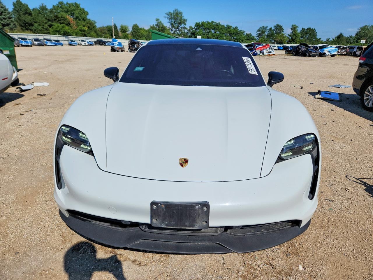 2021 Porsche Taycan 4s White vin: WP0AB2Y12MSA41427