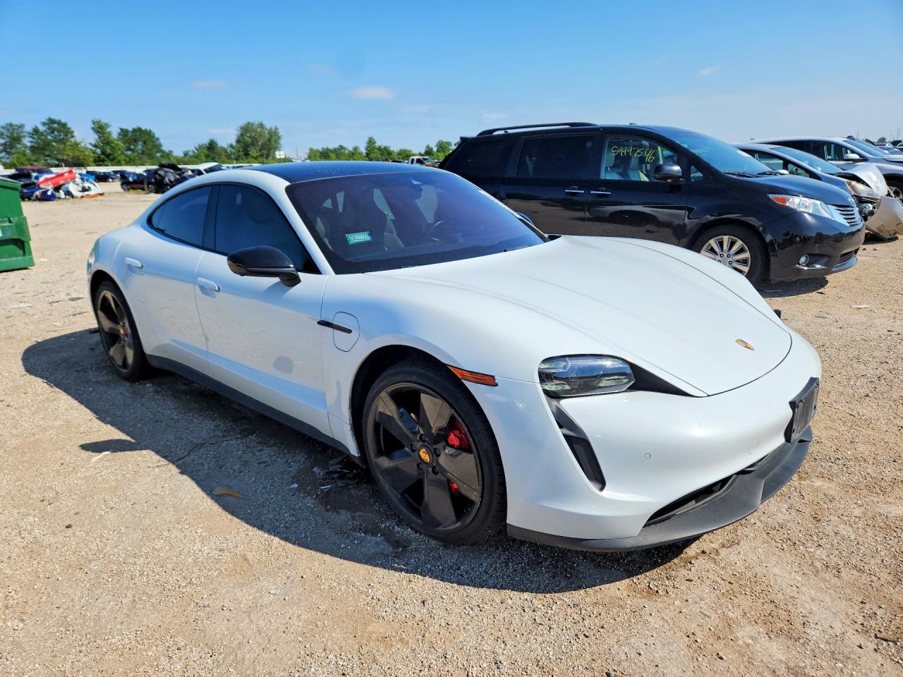 2021 Porsche Taycan 4s White vin: WP0AB2Y12MSA41427
