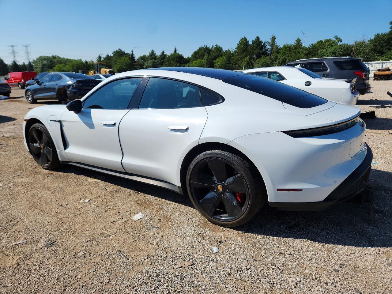 2021 Porsche Taycan 4s White vin: WP0AB2Y12MSA41427