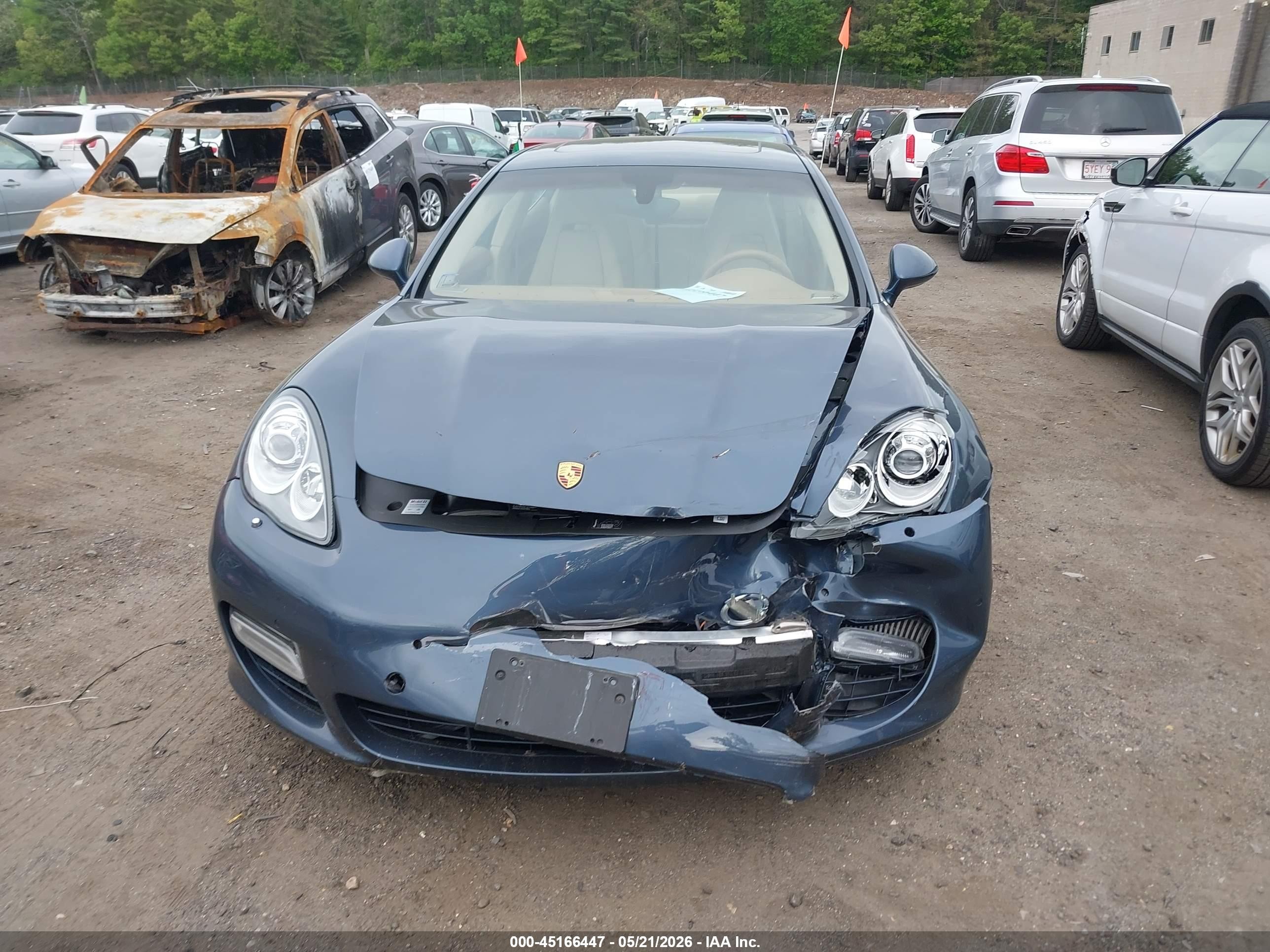 2012 Porsche Panamera Turbo Gray vin: WP0AC2A71CL091074