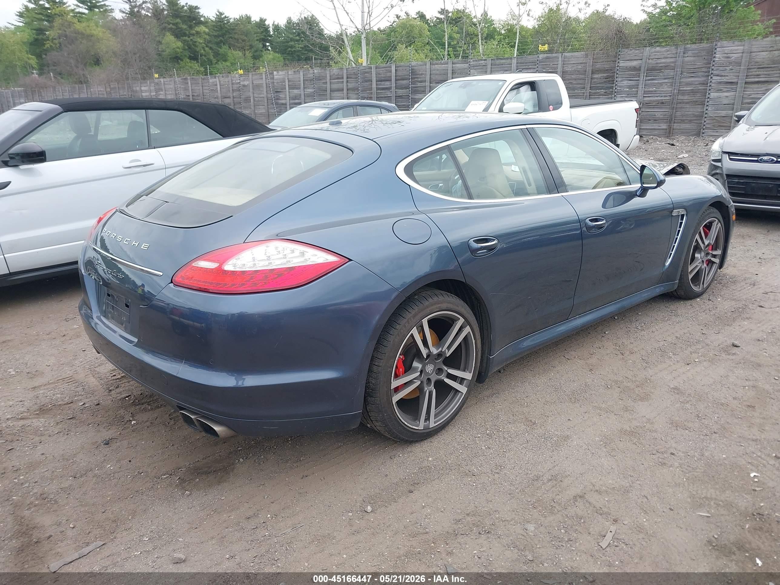 2012 Porsche Panamera Turbo Gray vin: WP0AC2A71CL091074