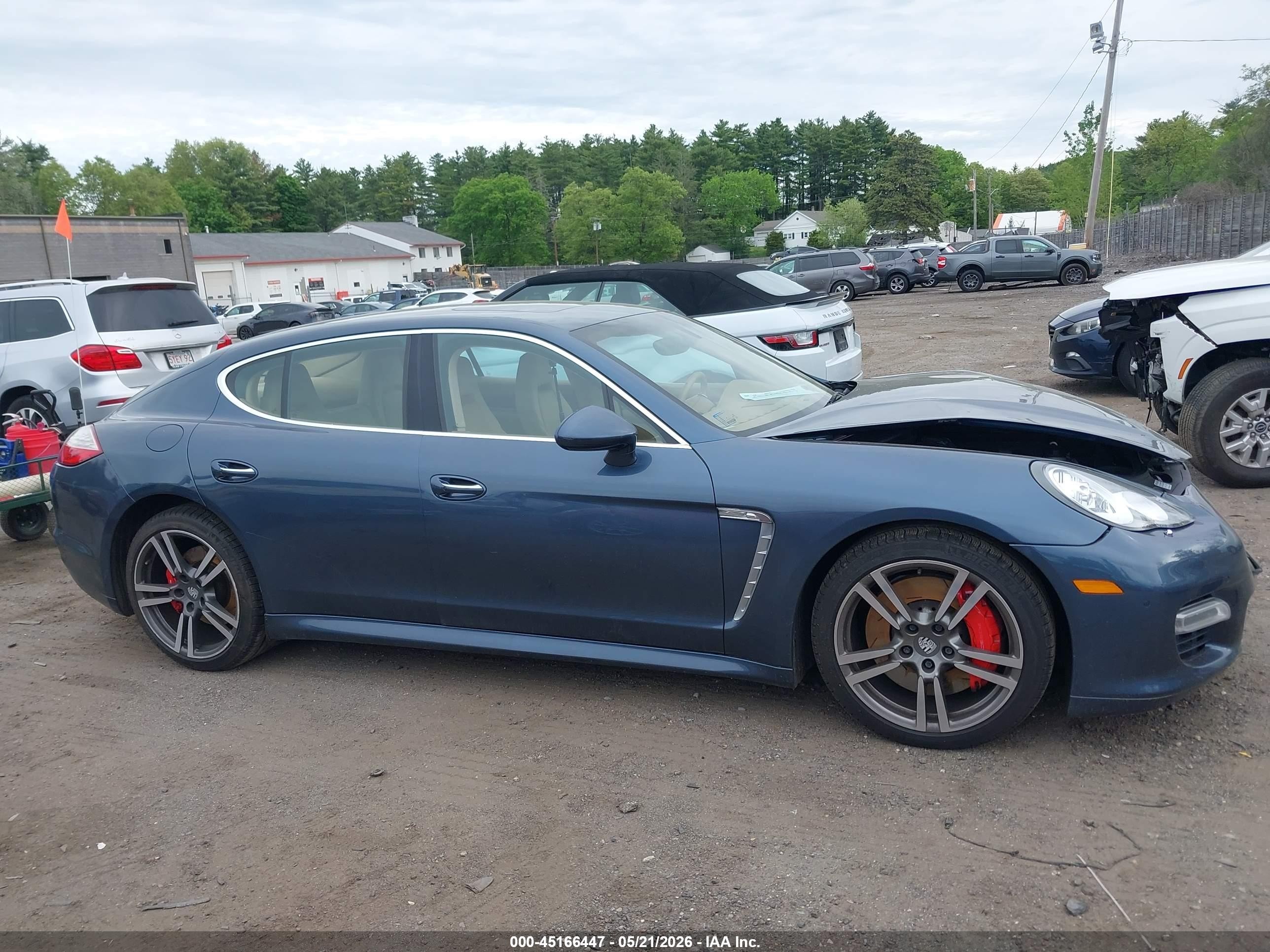 2012 Porsche Panamera Turbo Gray vin: WP0AC2A71CL091074