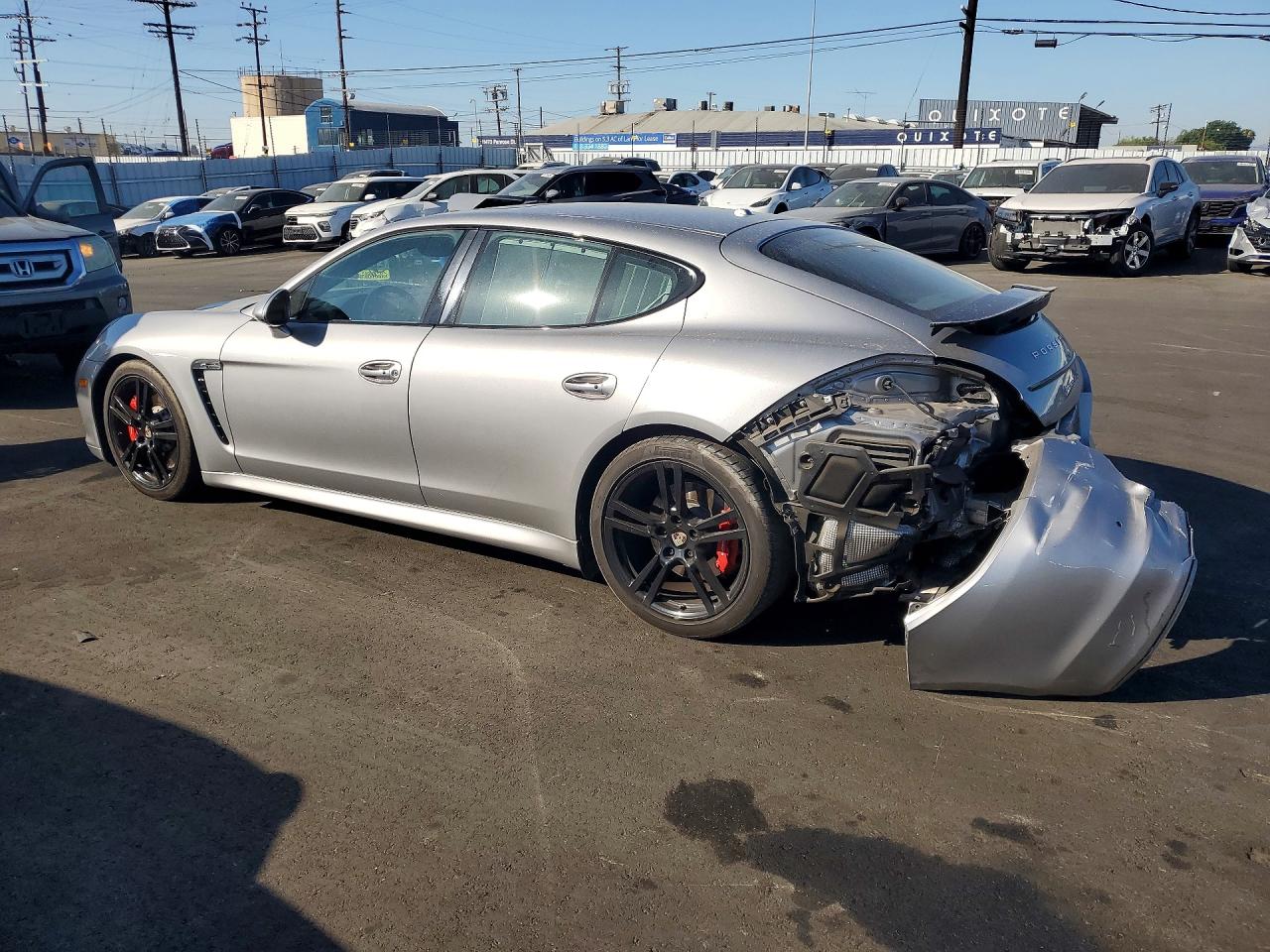 2012 Porsche Panamera Turbo Silver vin: WP0AC2A72CL091021