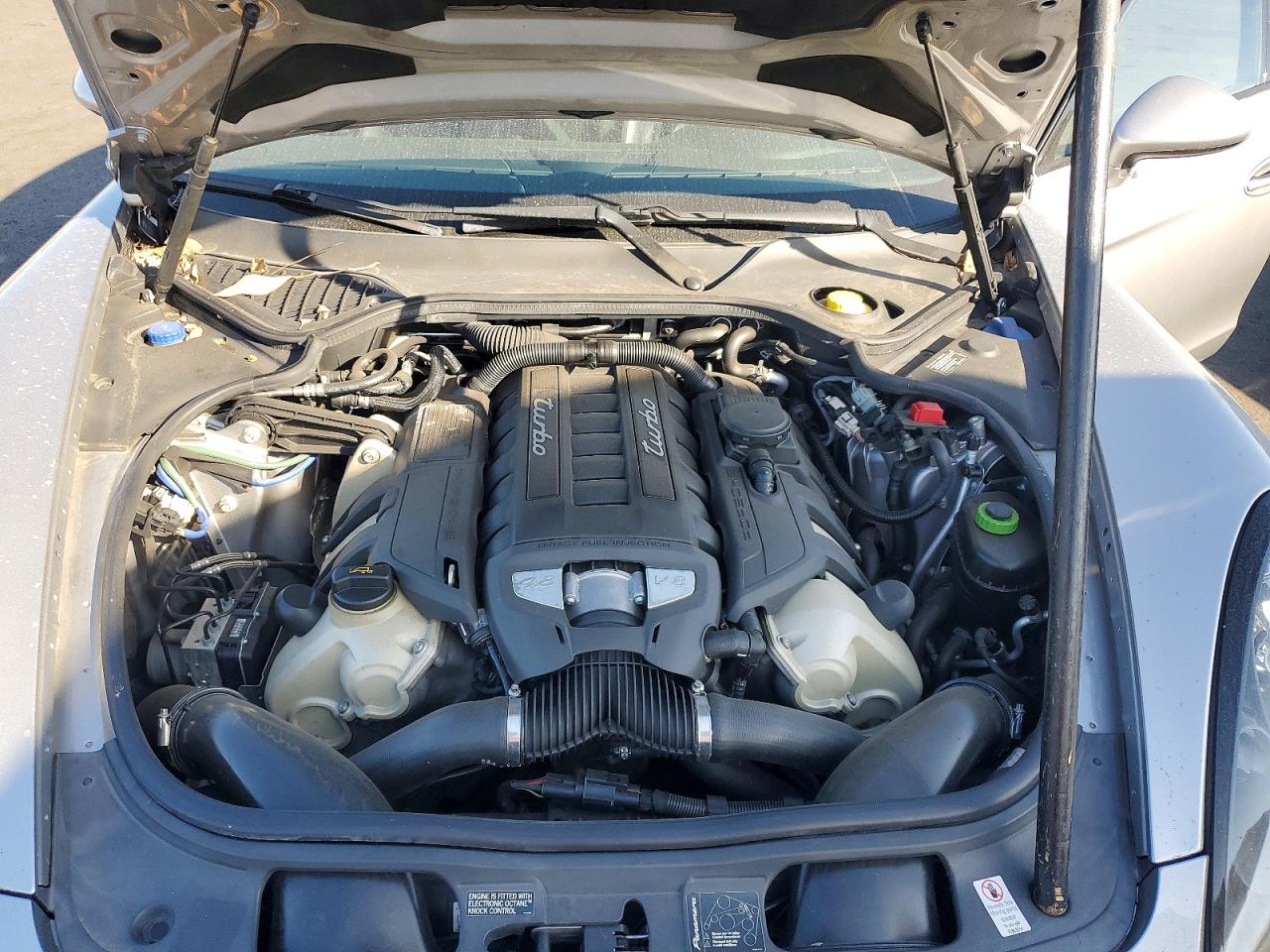 2012 Porsche Panamera Turbo Silver vin: WP0AC2A72CL091021