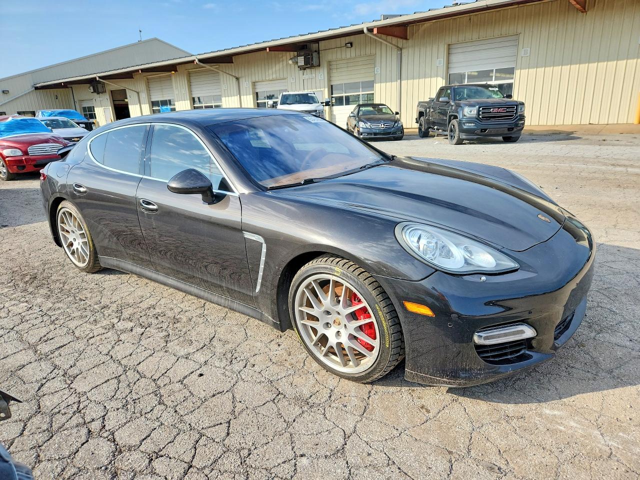2010 Porsche Panamera Turbo Black vin: WP0AC2A73AL090554