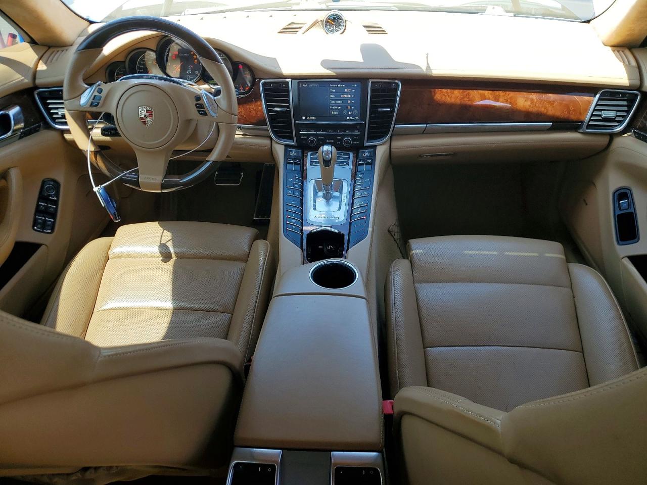 2011 Porsche Panamera Turbo Синий vin: WP0AC2A73BL090815