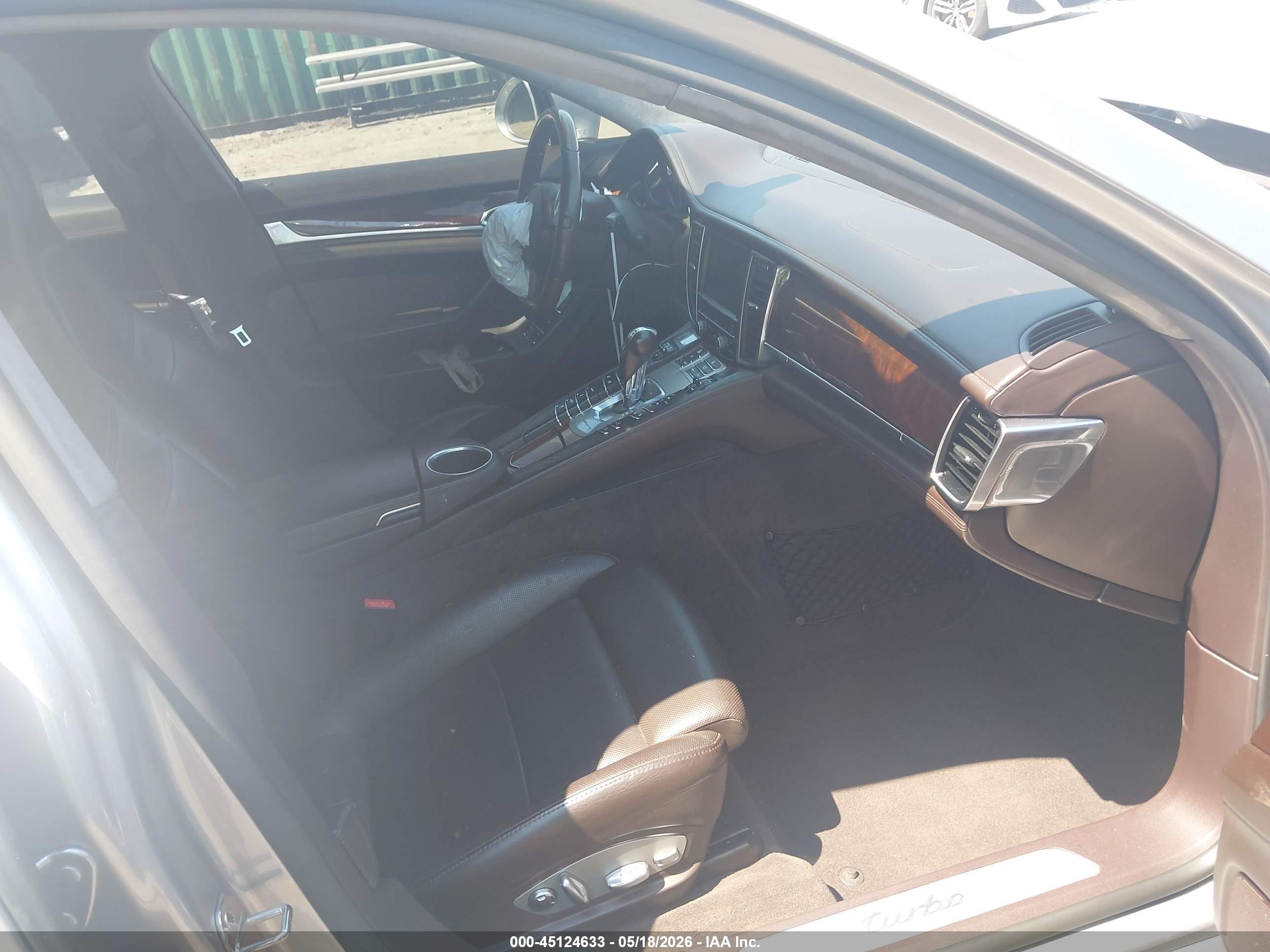 2012 Porsche Panamera Turbo Silver vin: WP0AC2A73CL090458