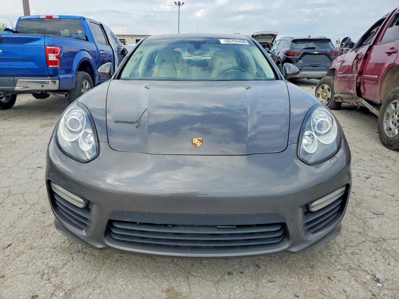 2014 Porsche Panamera Turbo Gray vin: WP0AC2A73EL073307