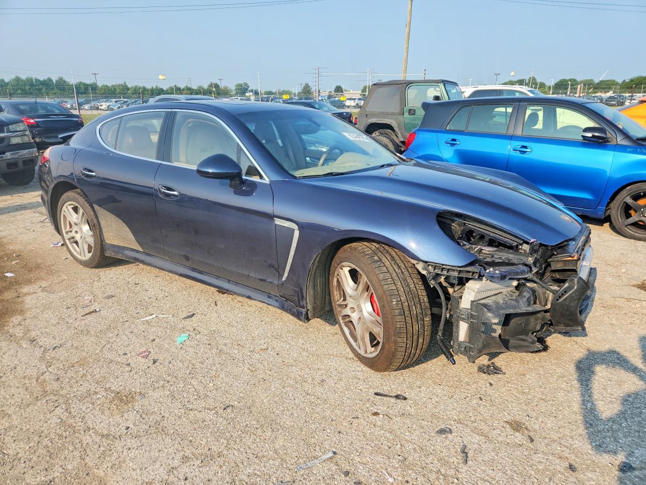 2010 Porsche Panamera Blue vin: WP0AC2A74AL090871