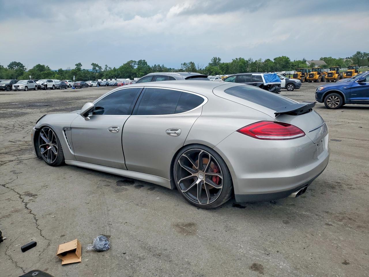 2010 Porsche Panamera Turbo Silver vin: WP0AC2A74AL091826