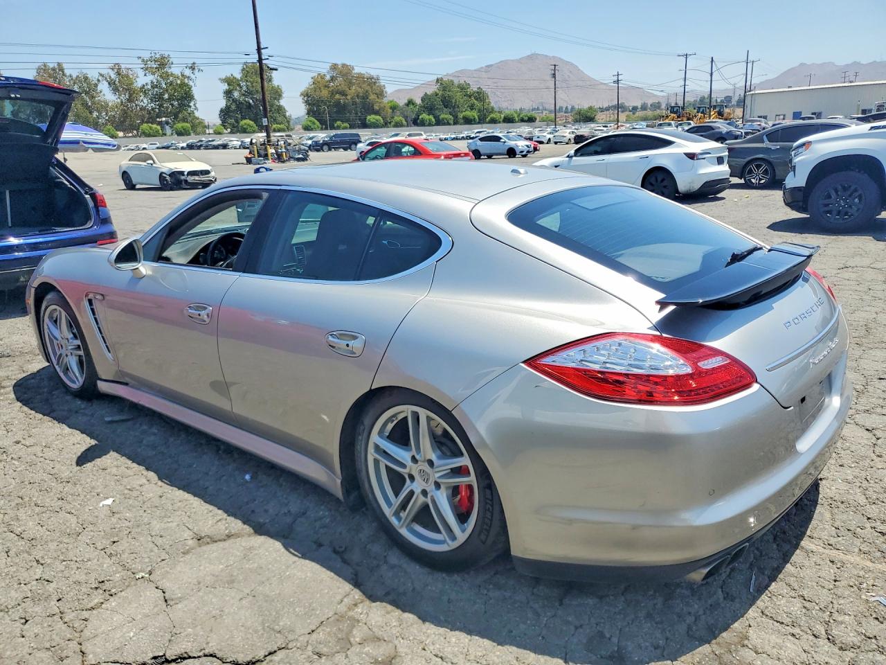 2010 Porsche Panamera Turbo Silver vin: WP0AC2A75AL091057