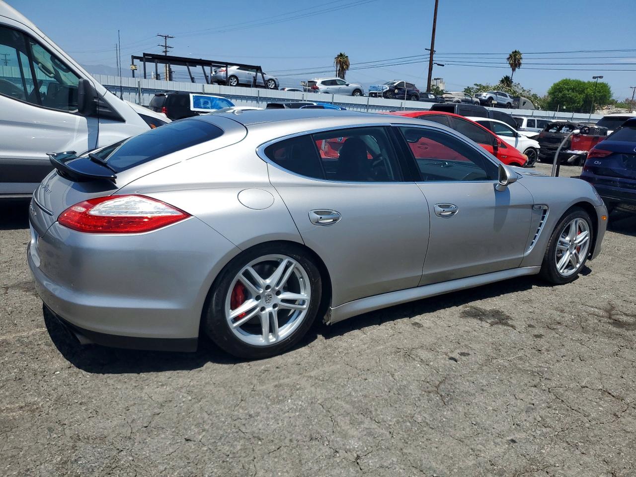2010 Porsche Panamera Turbo Silver vin: WP0AC2A75AL091057