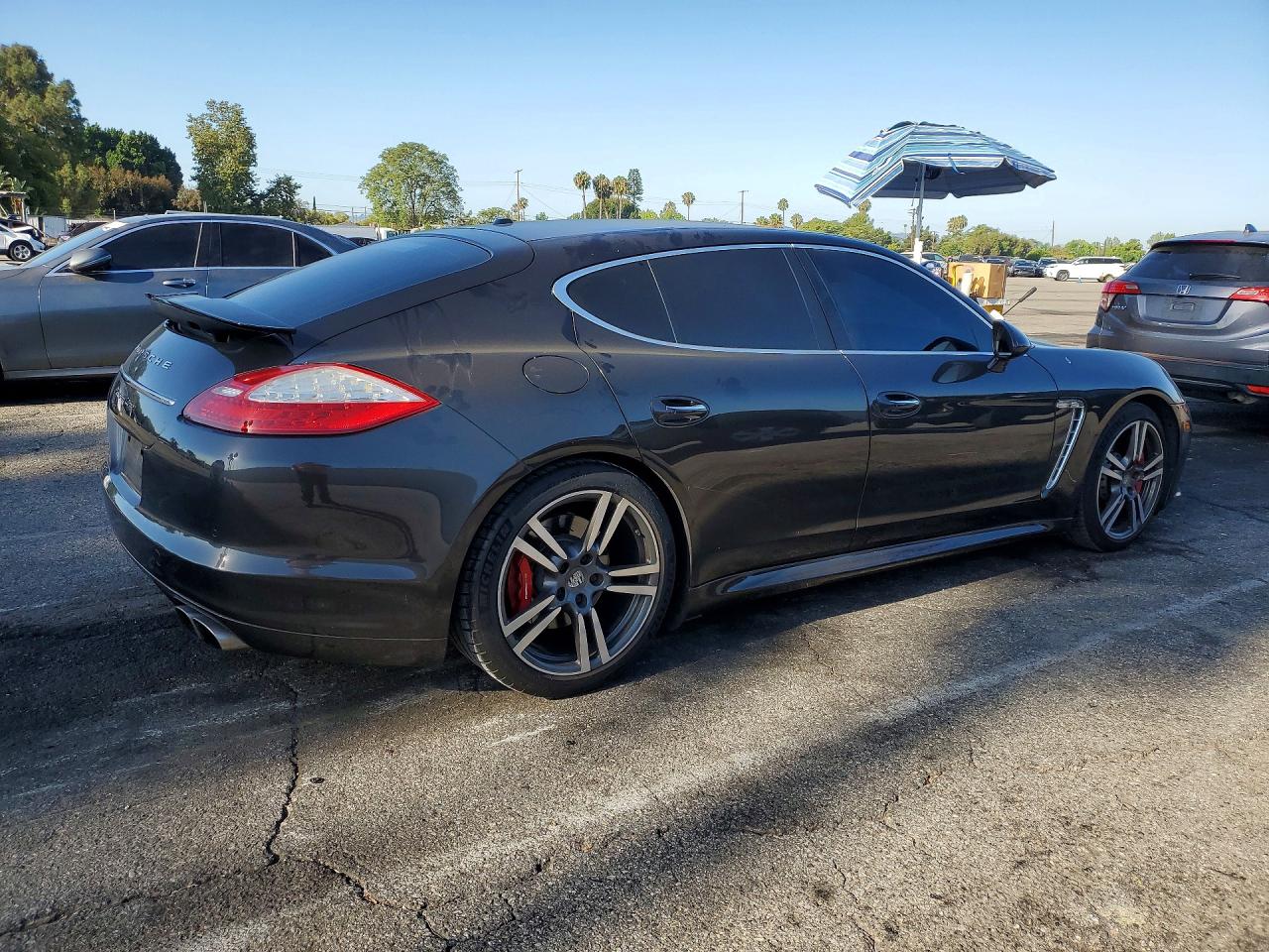 2012 Porsche Panamera Turbo Серый vin: WP0AC2A75CL091028