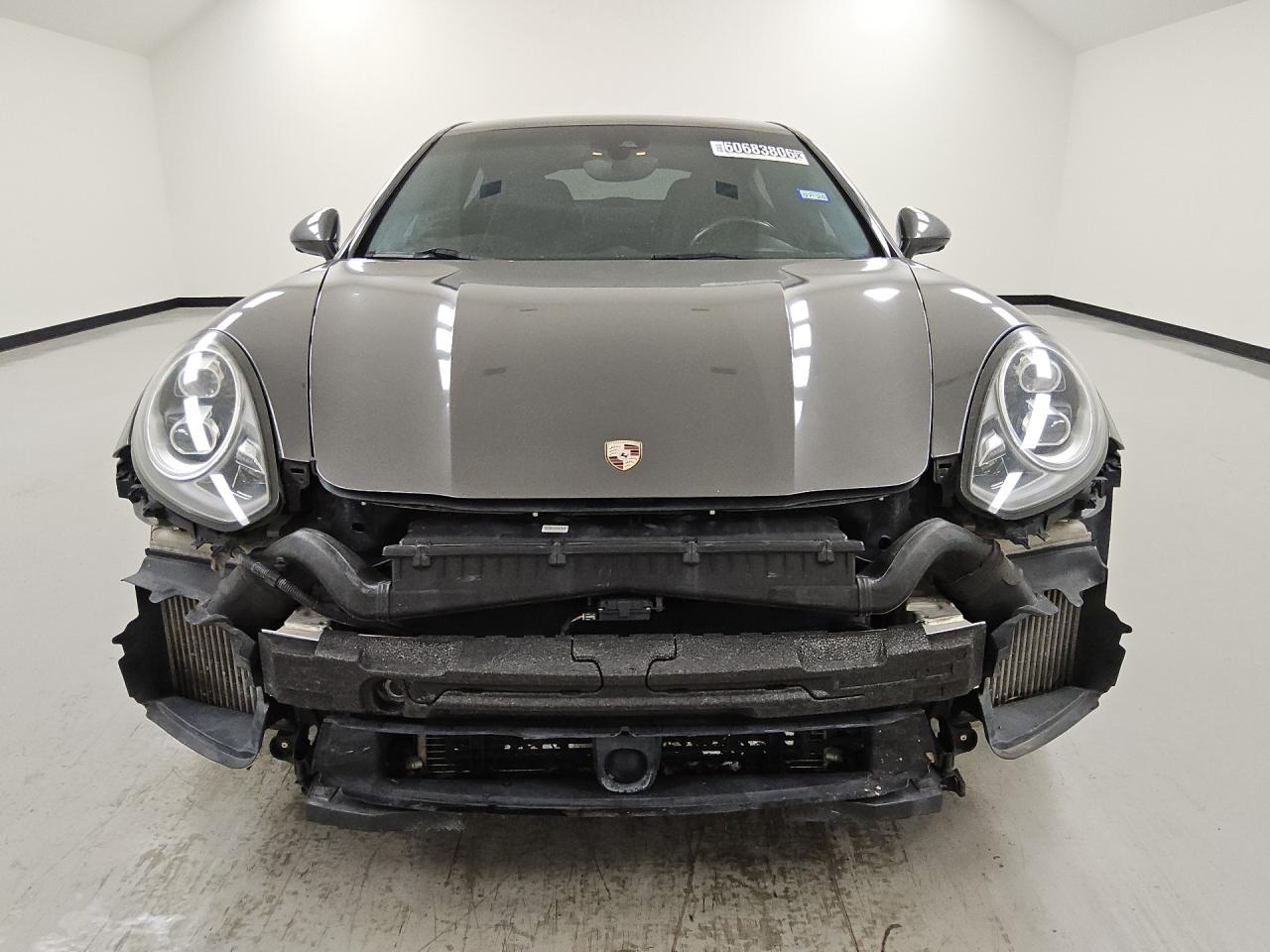 2014 Porsche Panamera Turbo Black vin: WP0AC2A75EL073079 Damage: Front Bumper/Cover, Broken, Replacement Required