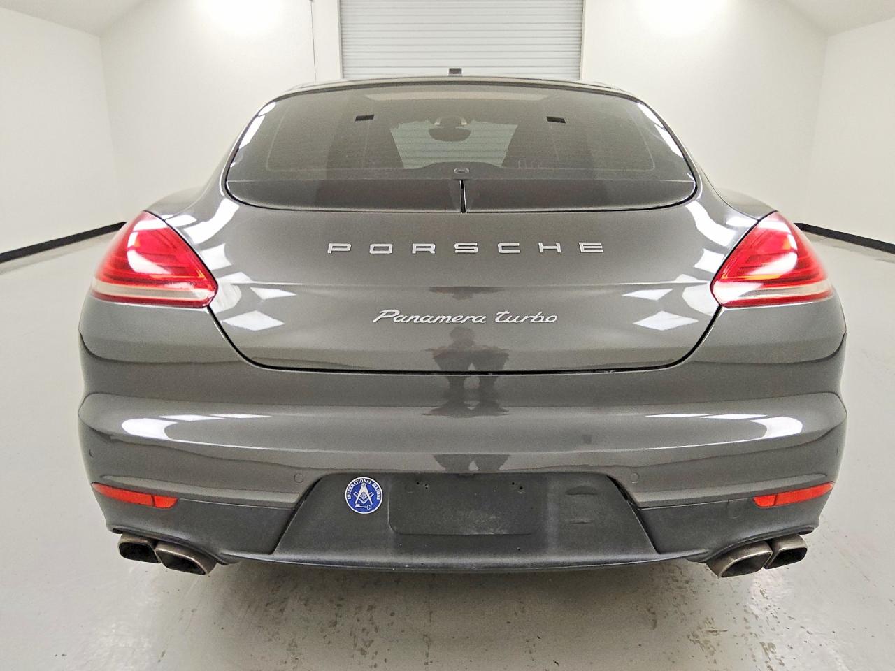2014 Porsche Panamera Turbo Black vin: WP0AC2A75EL073079