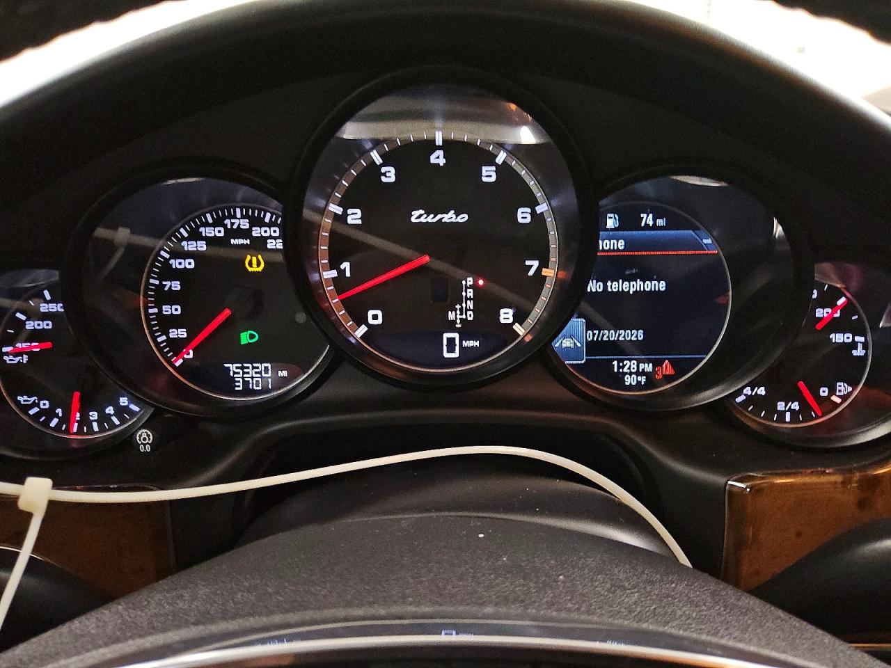 2014 Porsche Panamera Turbo Black vin: WP0AC2A75EL073079