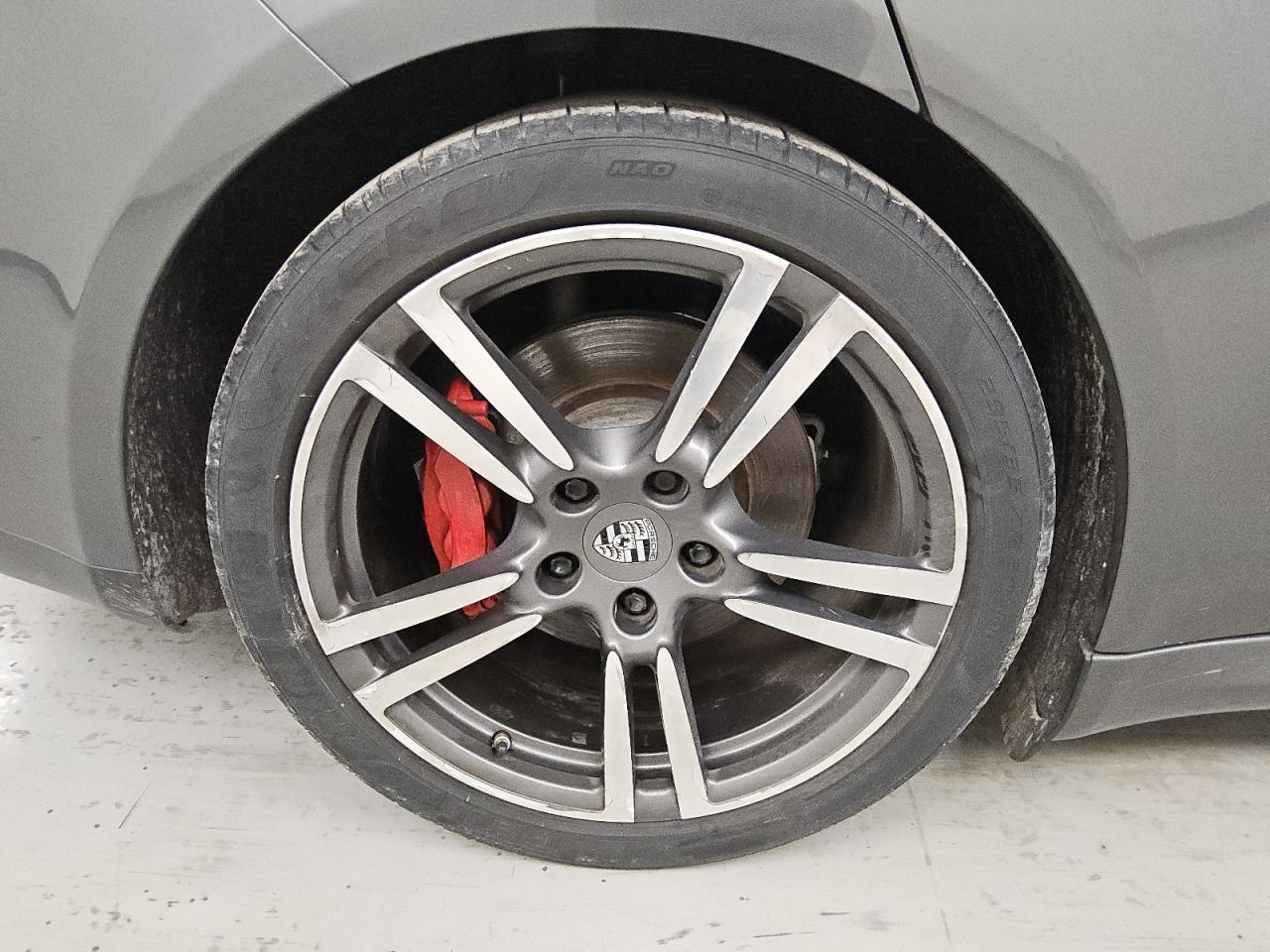 2014 Porsche Panamera Turbo Black vin: WP0AC2A75EL073079 Damage: Right Rear Tire, Worn, Replacement Required