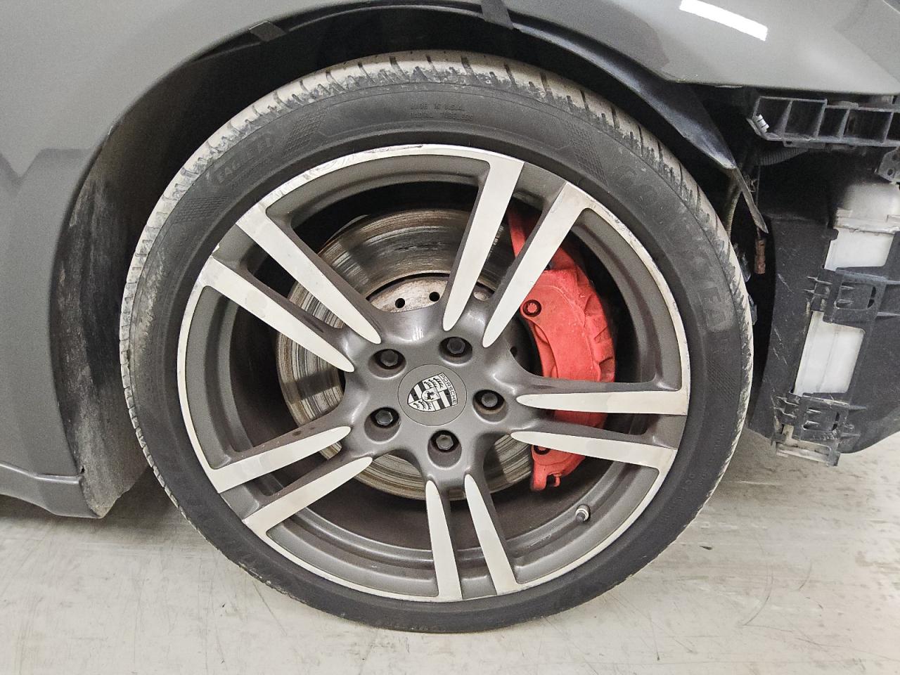 2014 Porsche Panamera Turbo Black vin: WP0AC2A75EL073079 Damage: Right Front Wheel, Curb Rash, 8 To 9 Inches