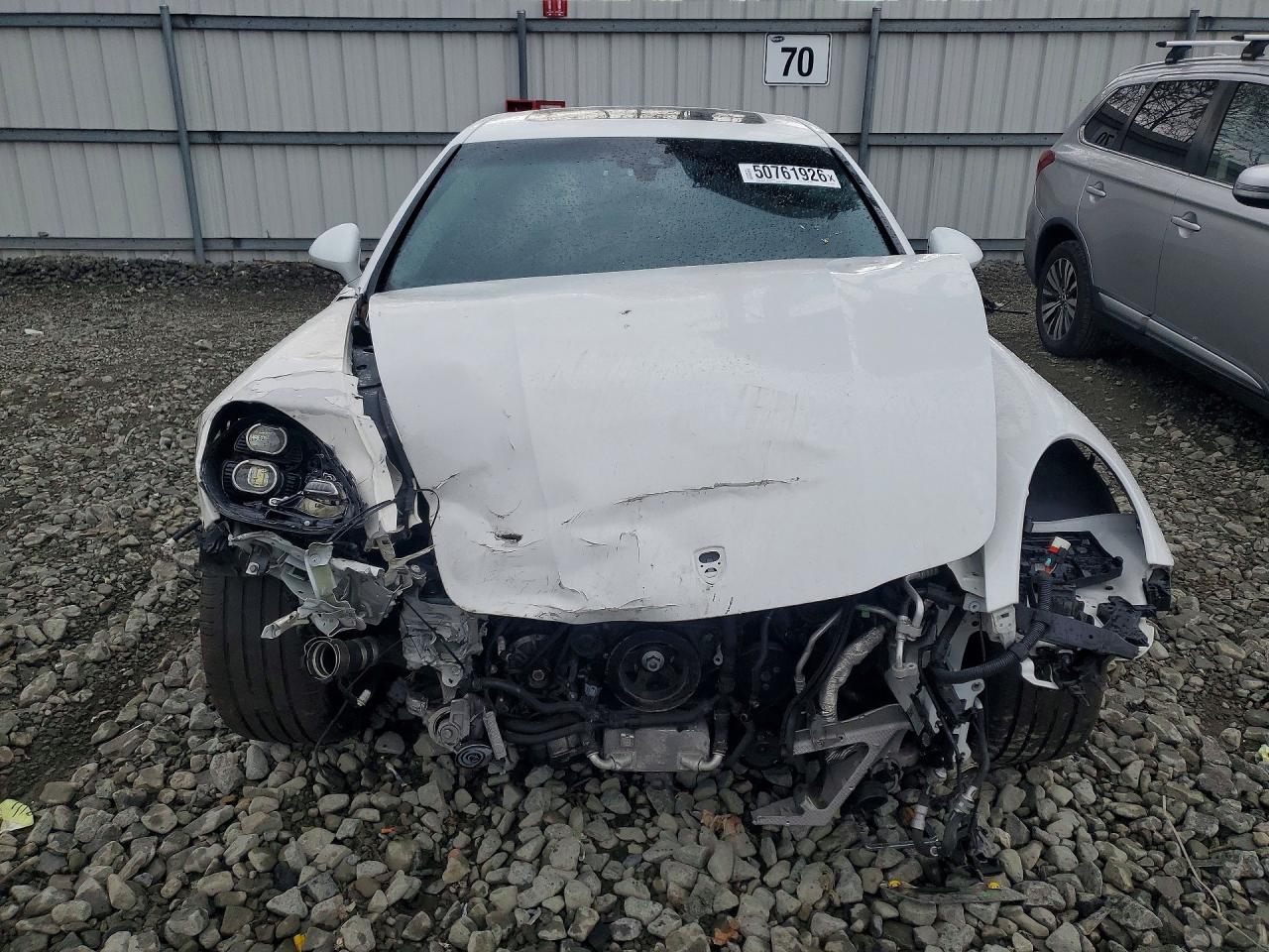 2014 Porsche Panamera White vin: WP0AC2A75EL073437