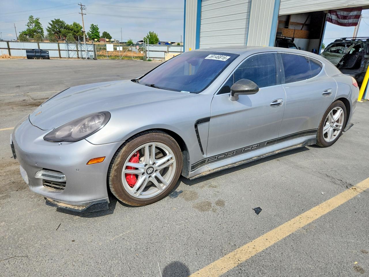 2010 Porsche Panamera Turbo Silver vin: WP0AC2A76AL090628