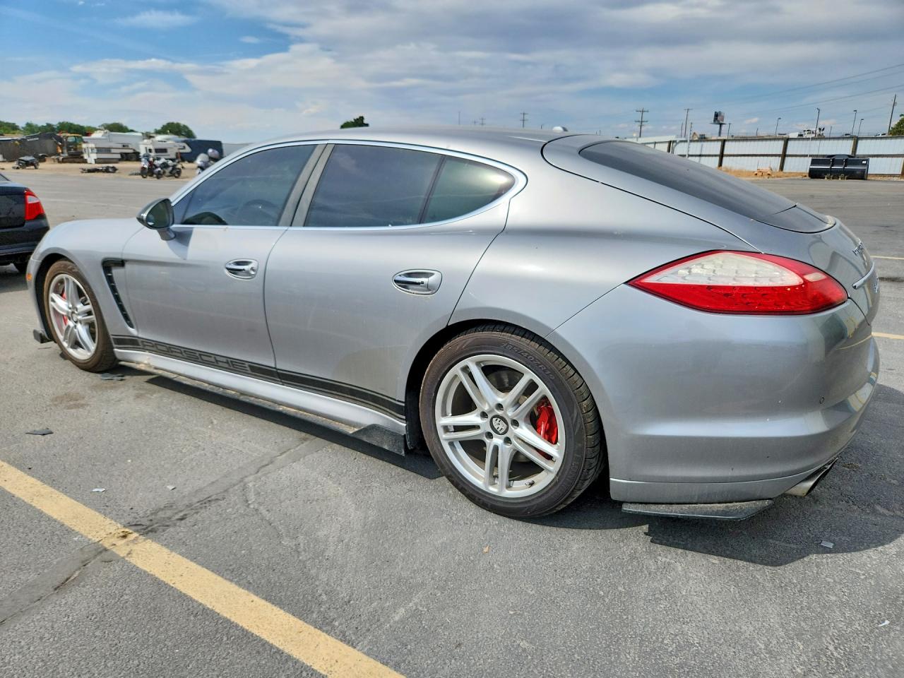 2010 Porsche Panamera Turbo Silver vin: WP0AC2A76AL090628