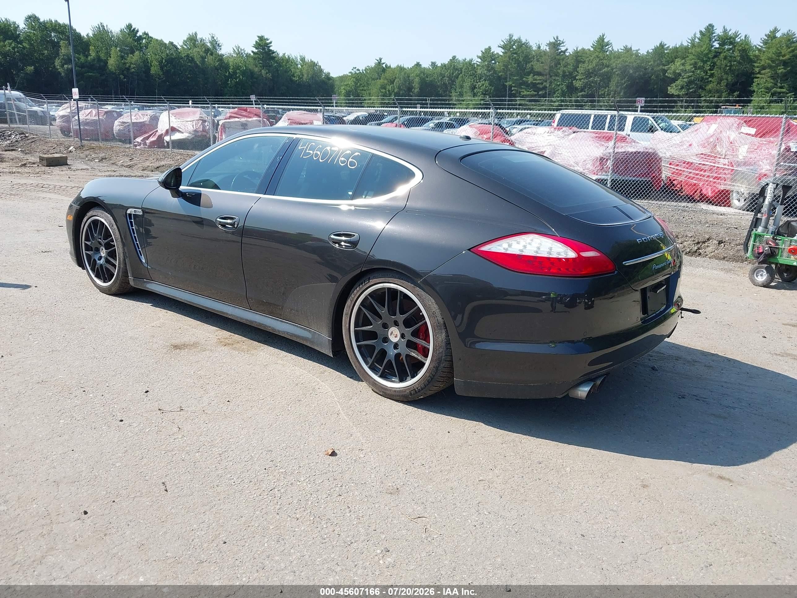 2010 Porsche Panamera Turbo Серый vin: WP0AC2A76AL090970