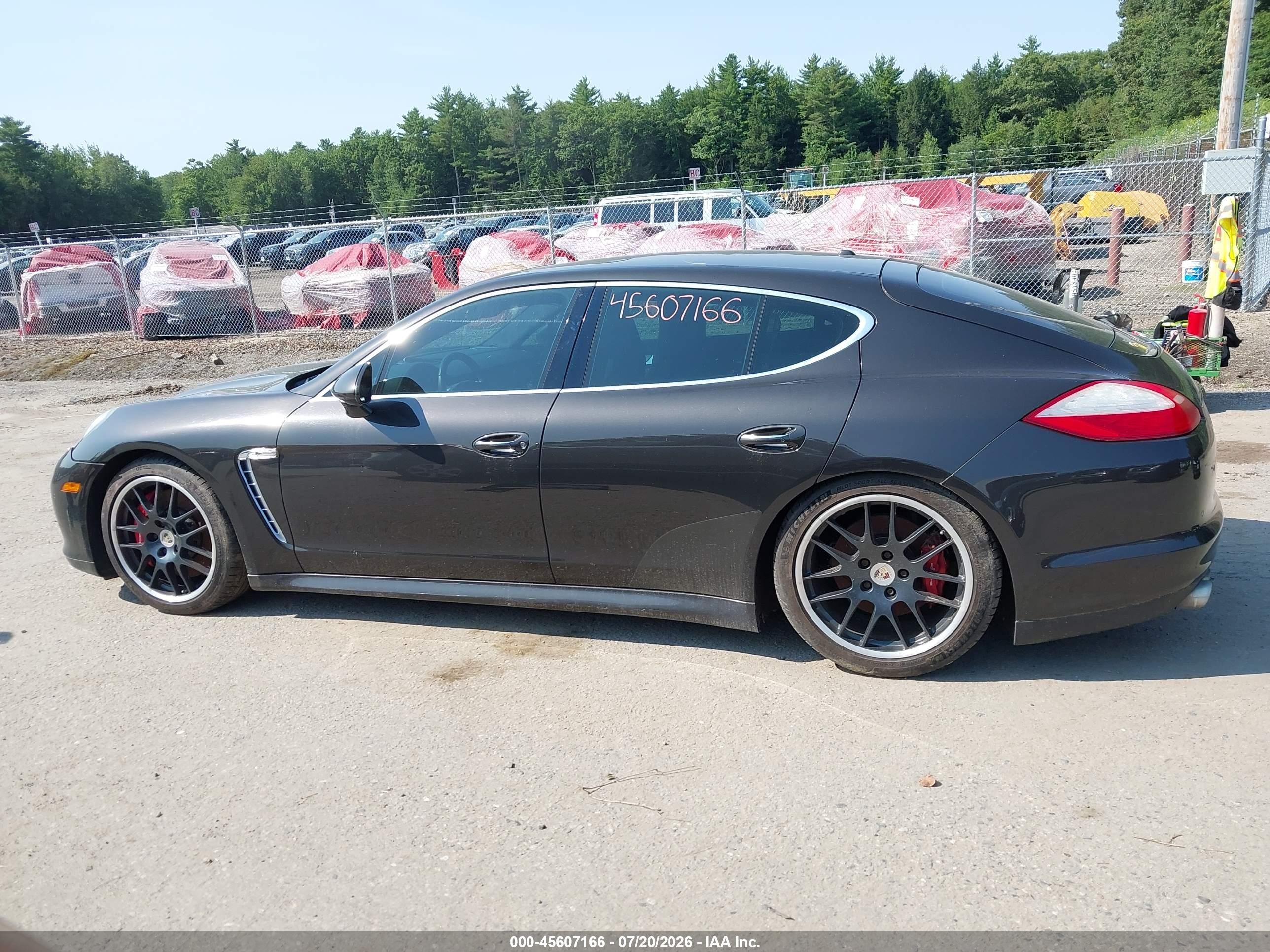 2010 Porsche Panamera Turbo Серый vin: WP0AC2A76AL090970