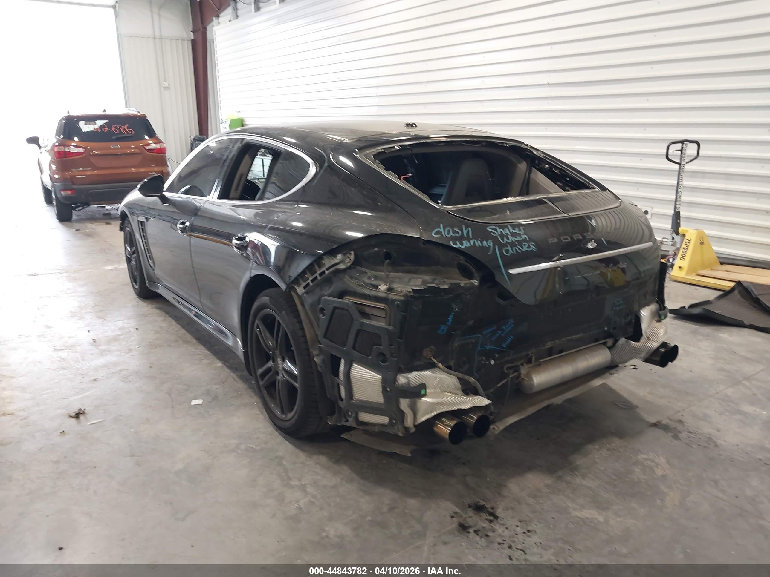 2011 Porsche Panamera Turbo Black vin: WP0AC2A76BL090078