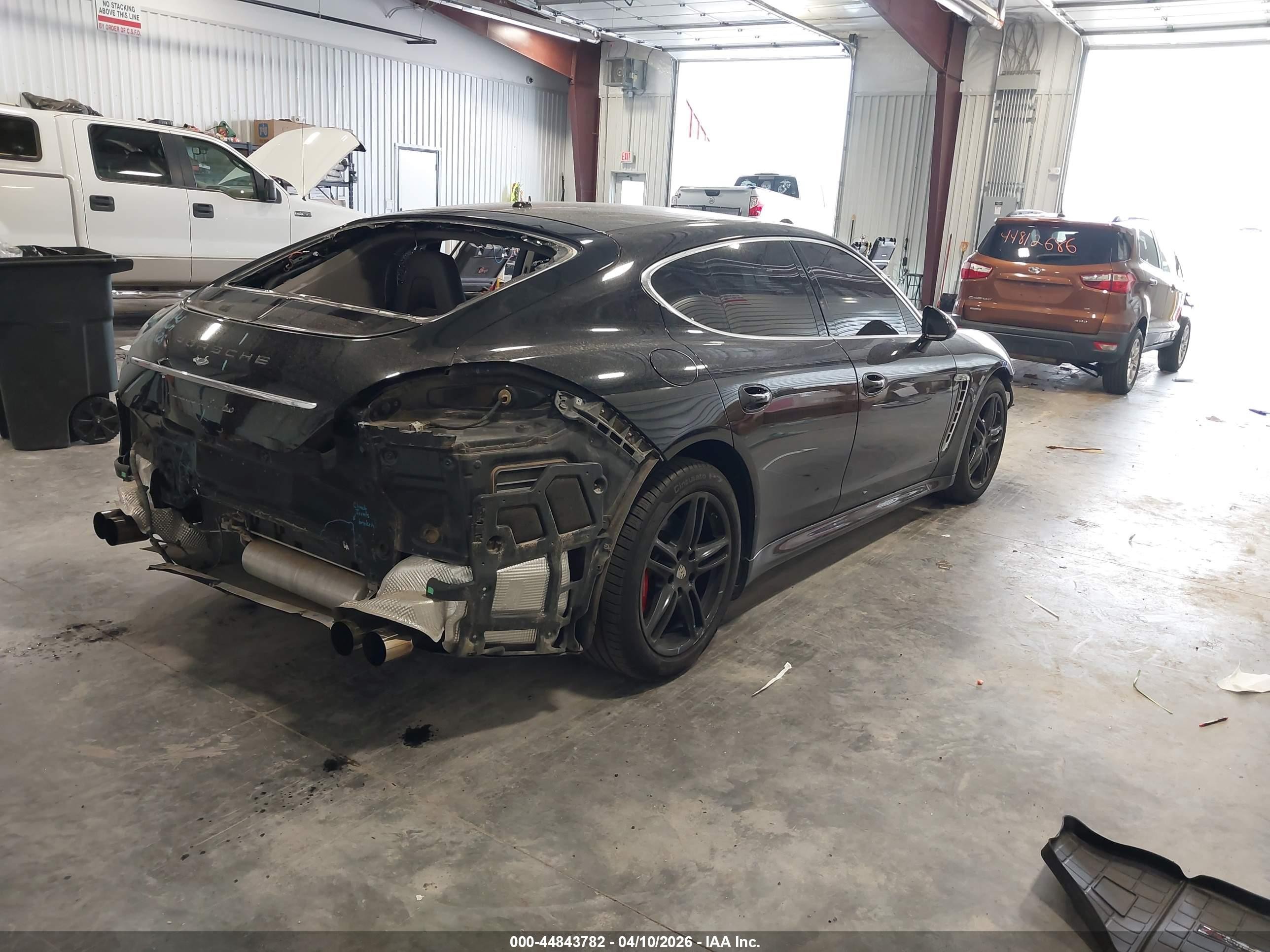 2011 Porsche Panamera Turbo Black vin: WP0AC2A76BL090078