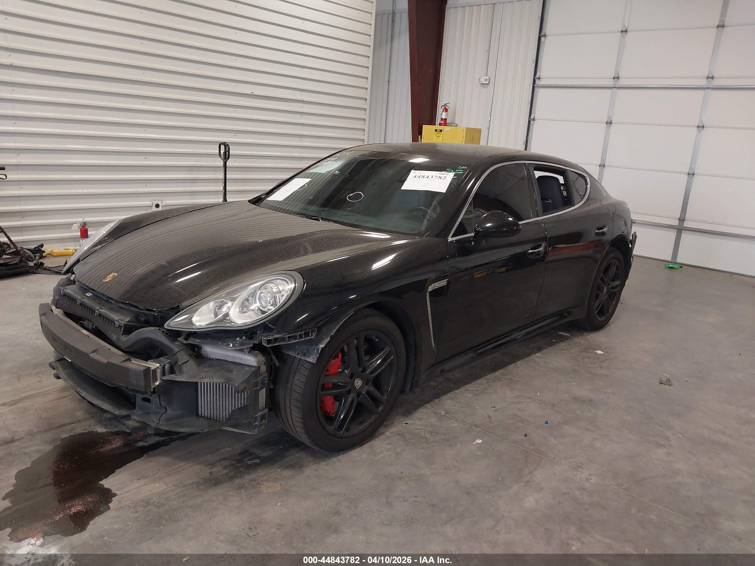 2011 Porsche Panamera Turbo Black vin: WP0AC2A76BL090078