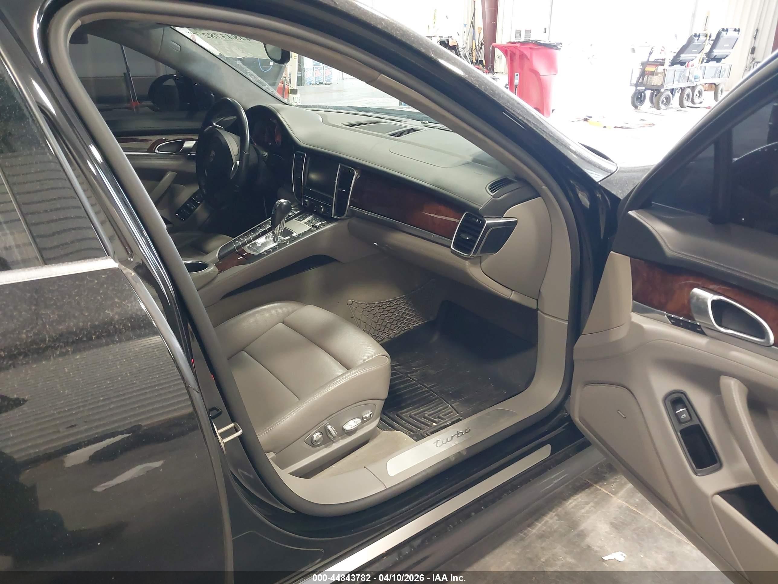 2011 Porsche Panamera Turbo Black vin: WP0AC2A76BL090078