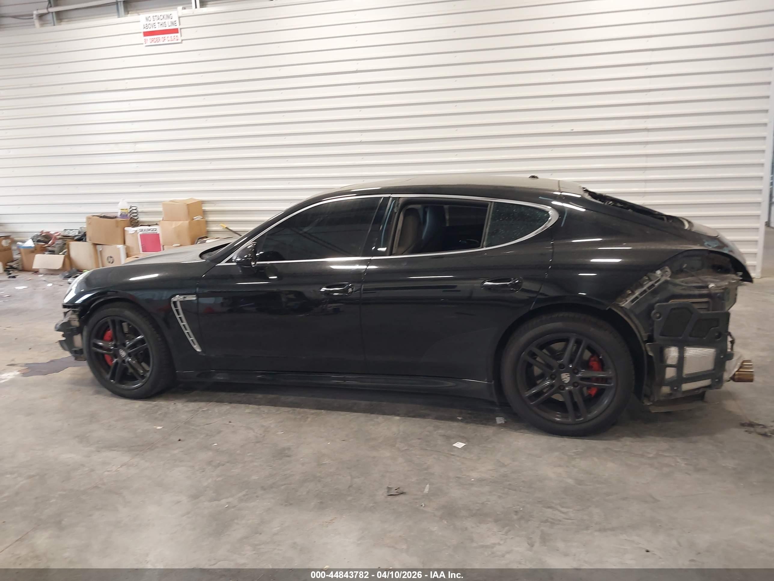 2011 Porsche Panamera Turbo Black vin: WP0AC2A76BL090078