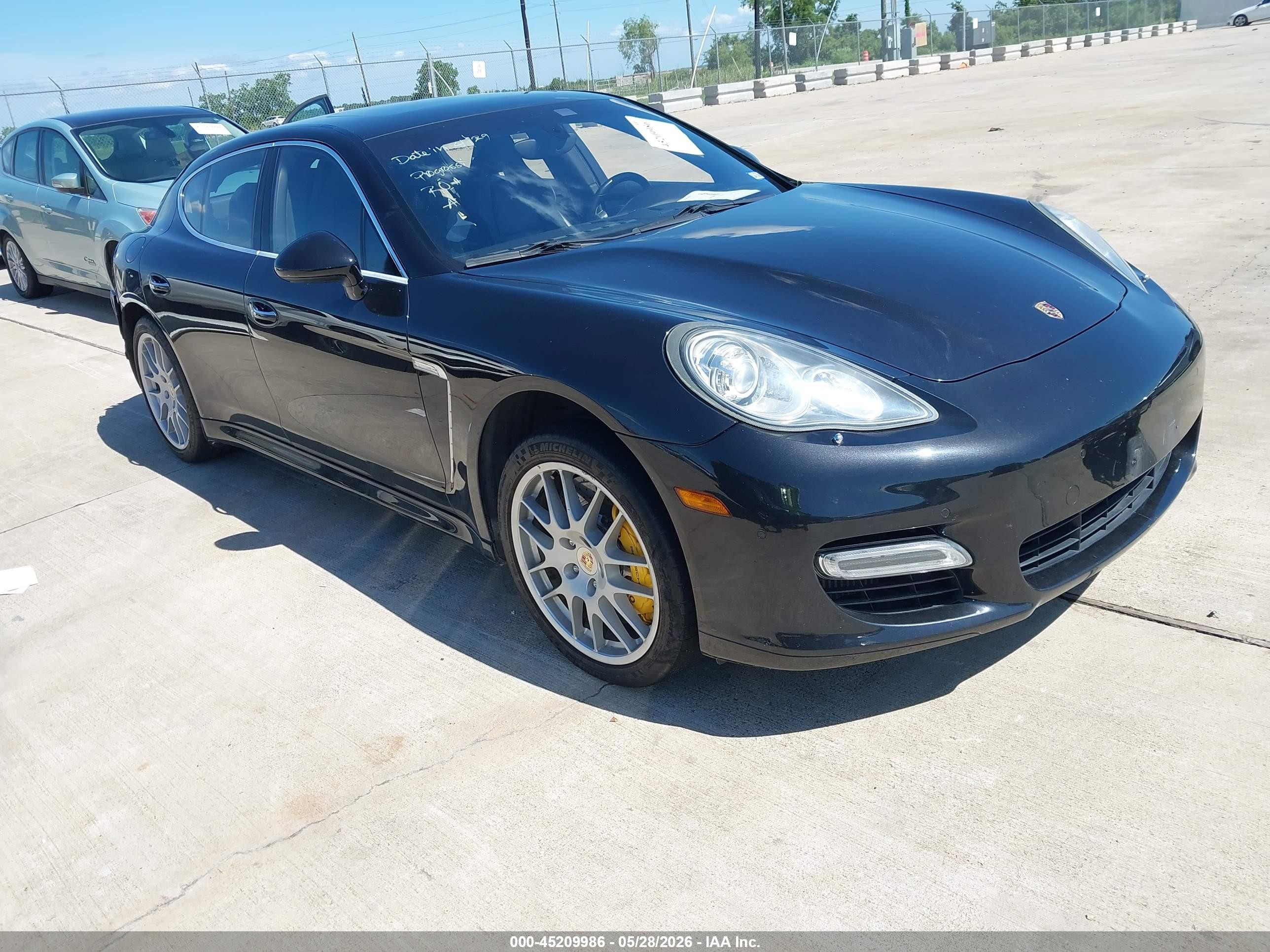 2010 Porsche Panamera Turbo Черный vin: WP0AC2A77AL090105