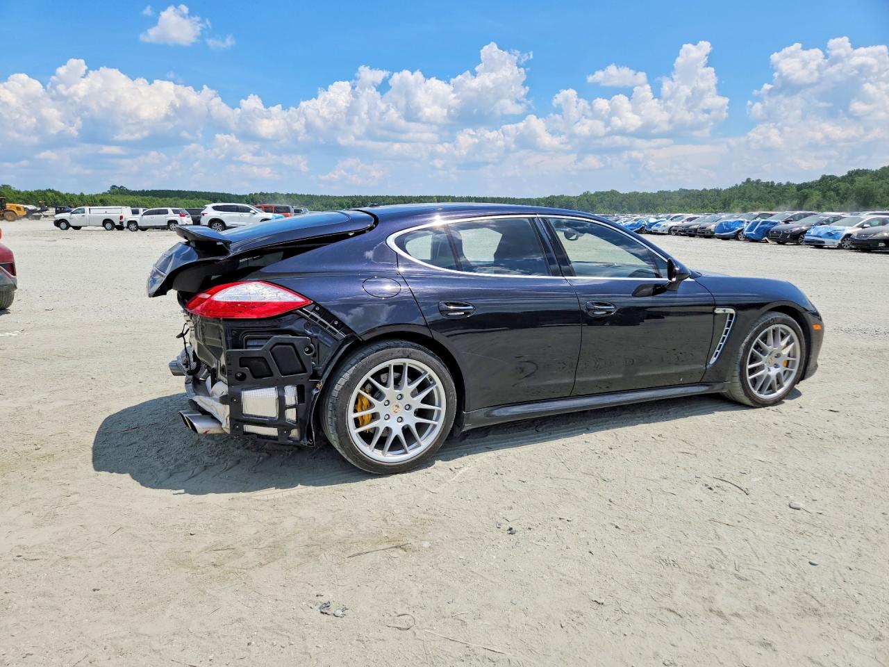 2010 Porsche Panamera Turbo Black vin: WP0AC2A77AL090105