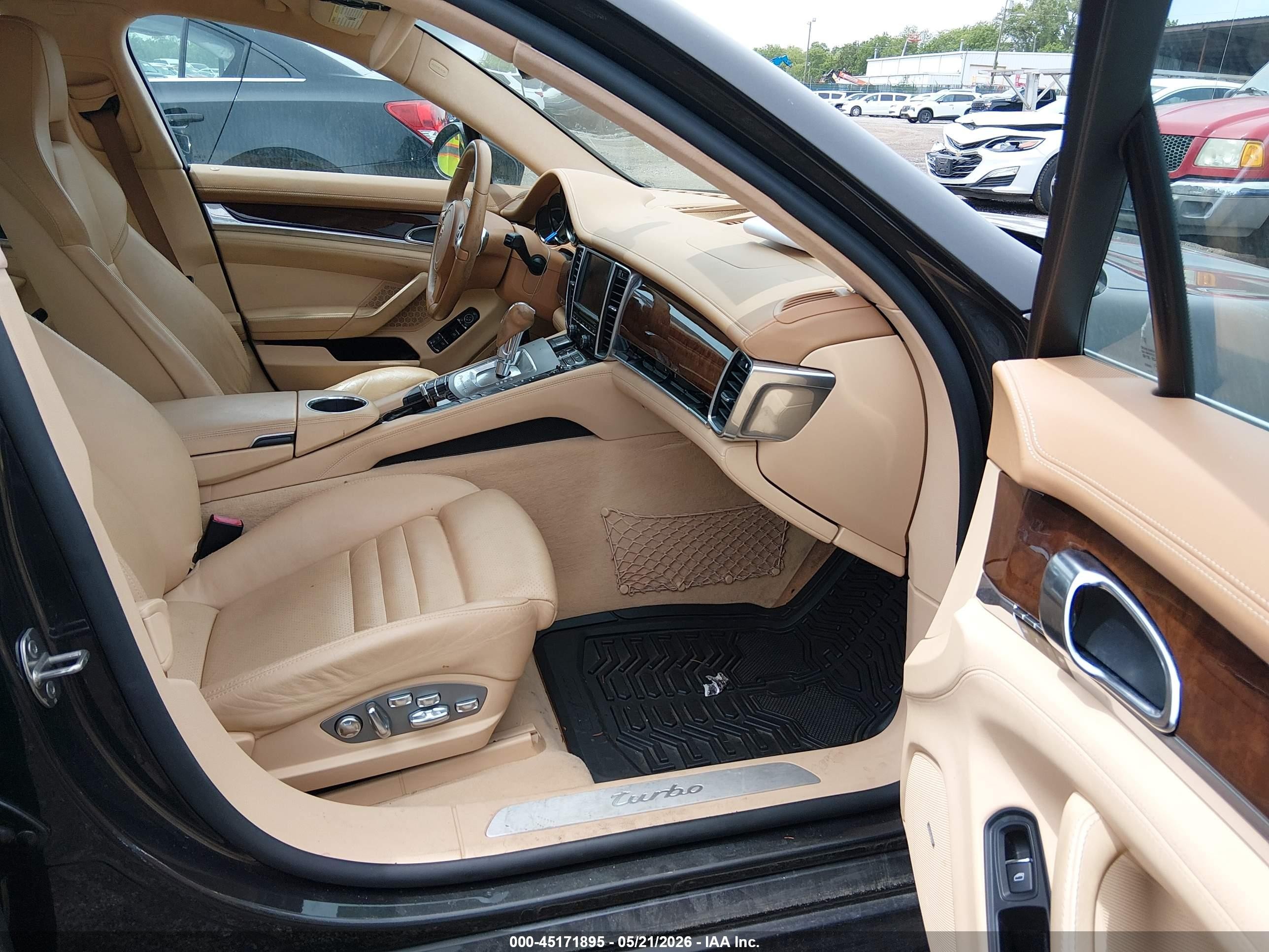 2011 Porsche Panamera Turbo Gray vin: WP0AC2A78BL090664
