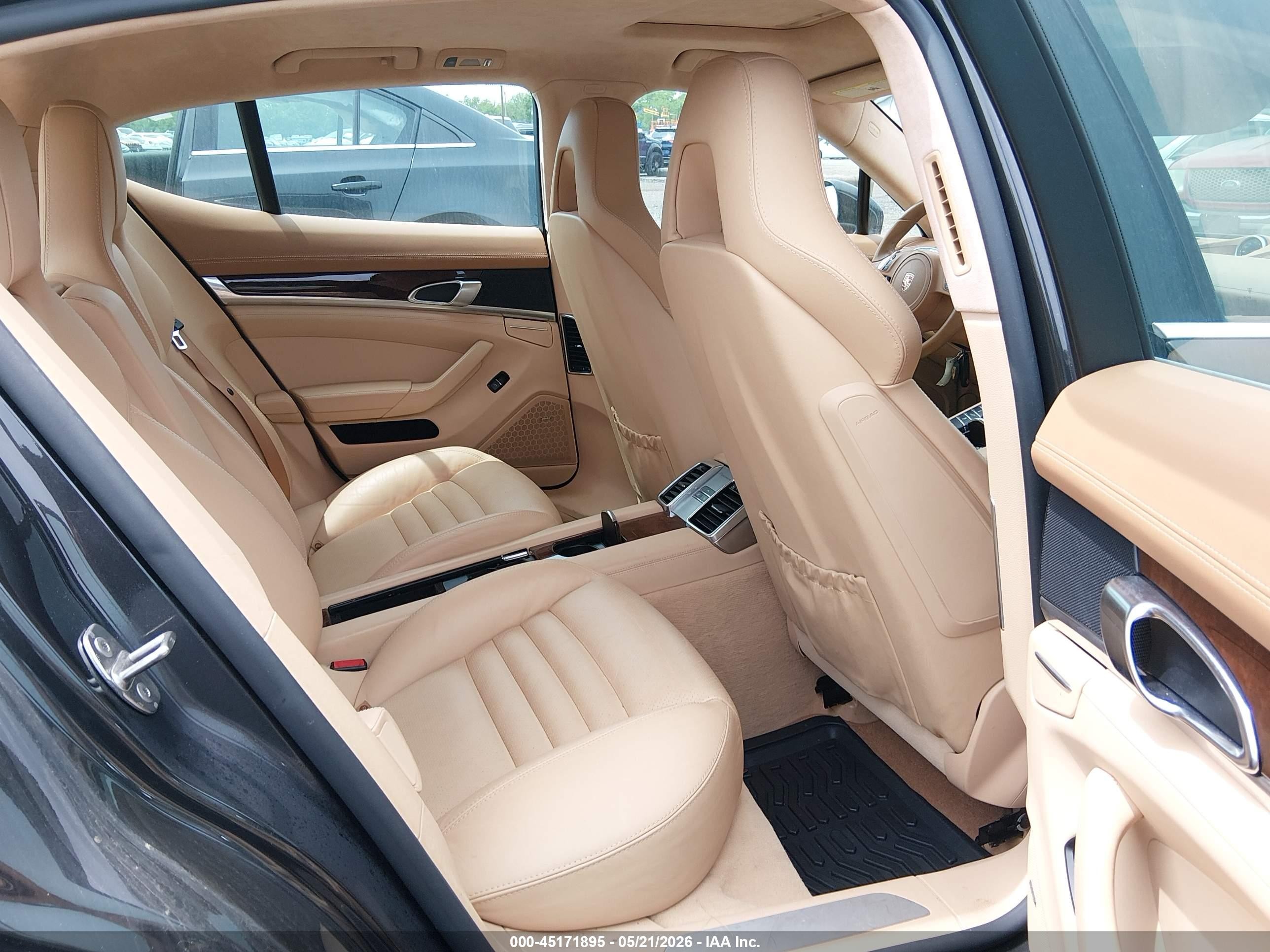2011 Porsche Panamera Turbo Gray vin: WP0AC2A78BL090664