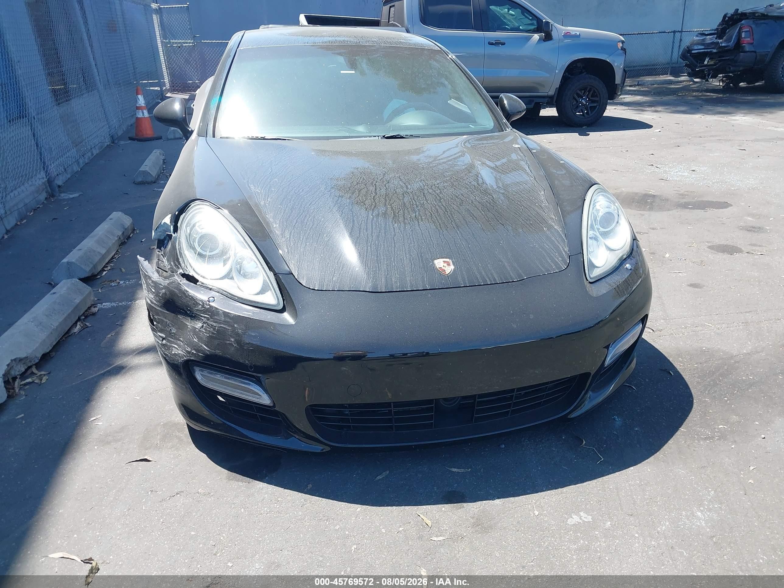 2012 Porsche Panamera Turbo Black vin: WP0AC2A79CL090710