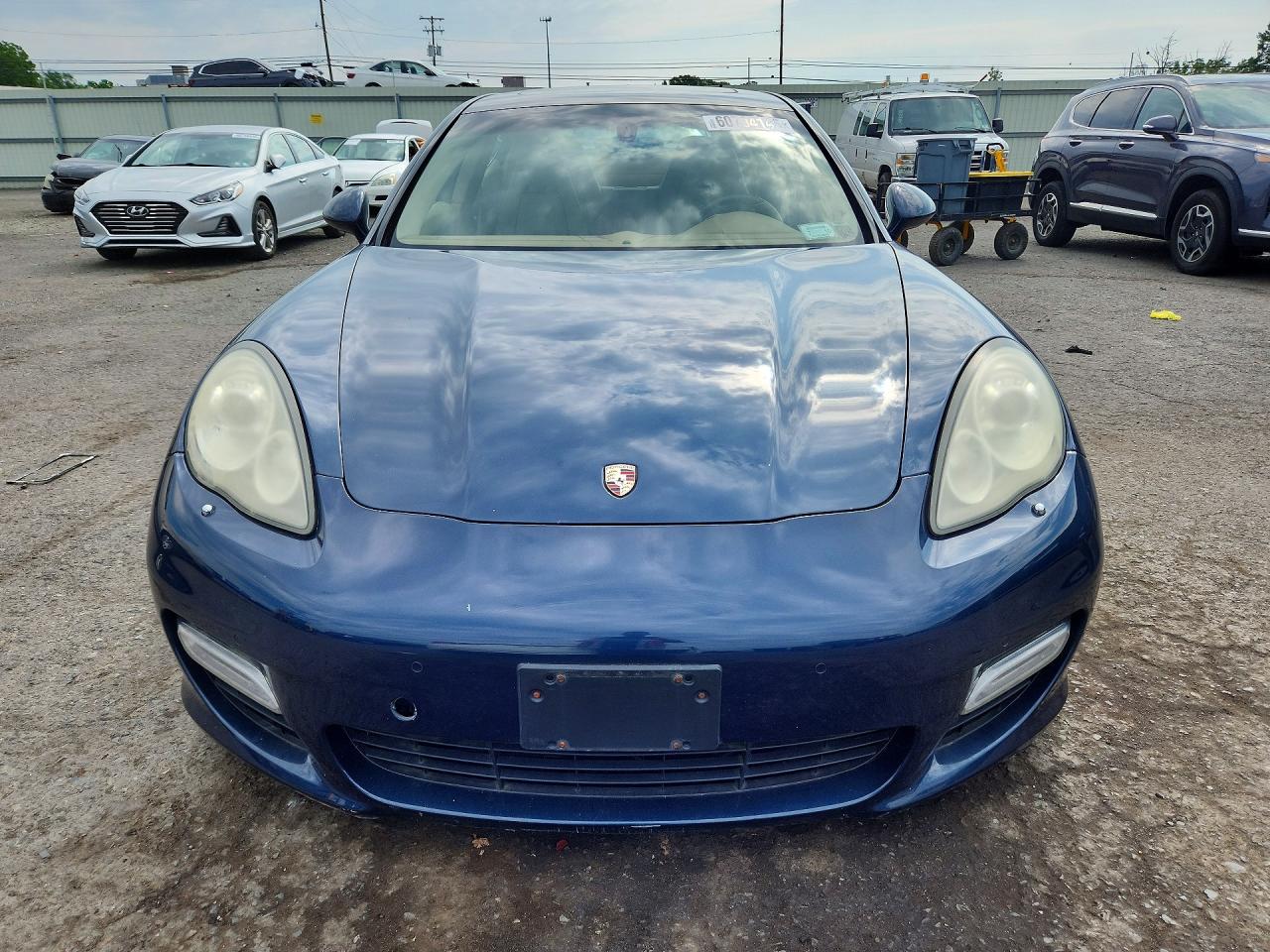 2010 Porsche Panamera Turbo Blue vin: WP0AC2A7XAL090907