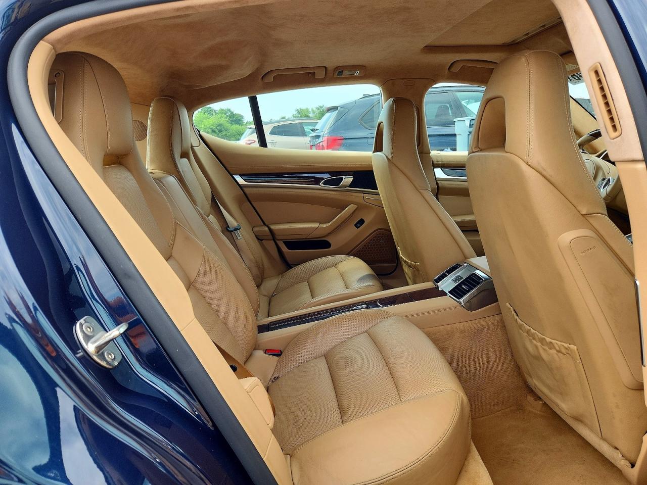 2010 Porsche Panamera Turbo Blue vin: WP0AC2A7XAL090907